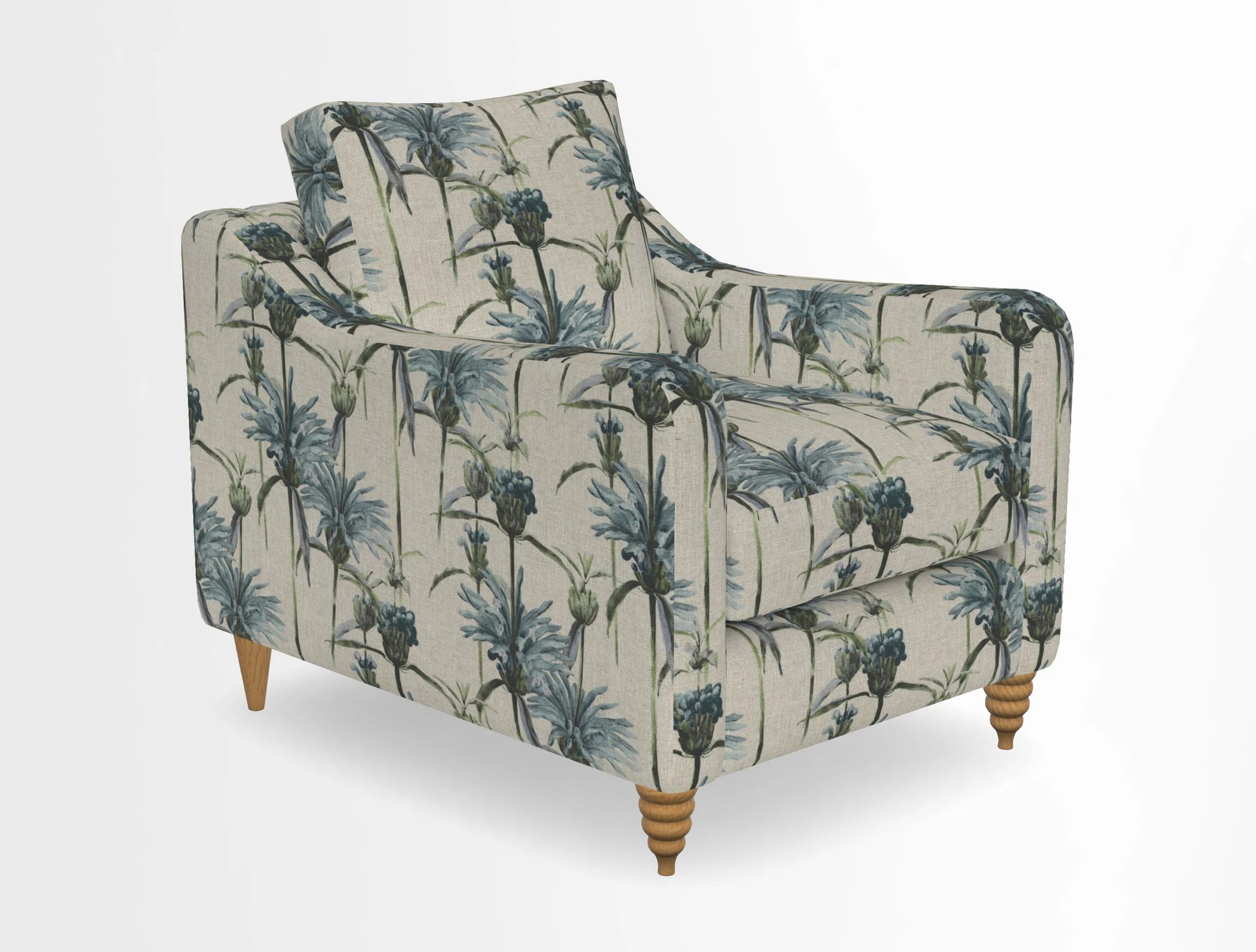 Rye Chair in Two Tone Plain Biscuit