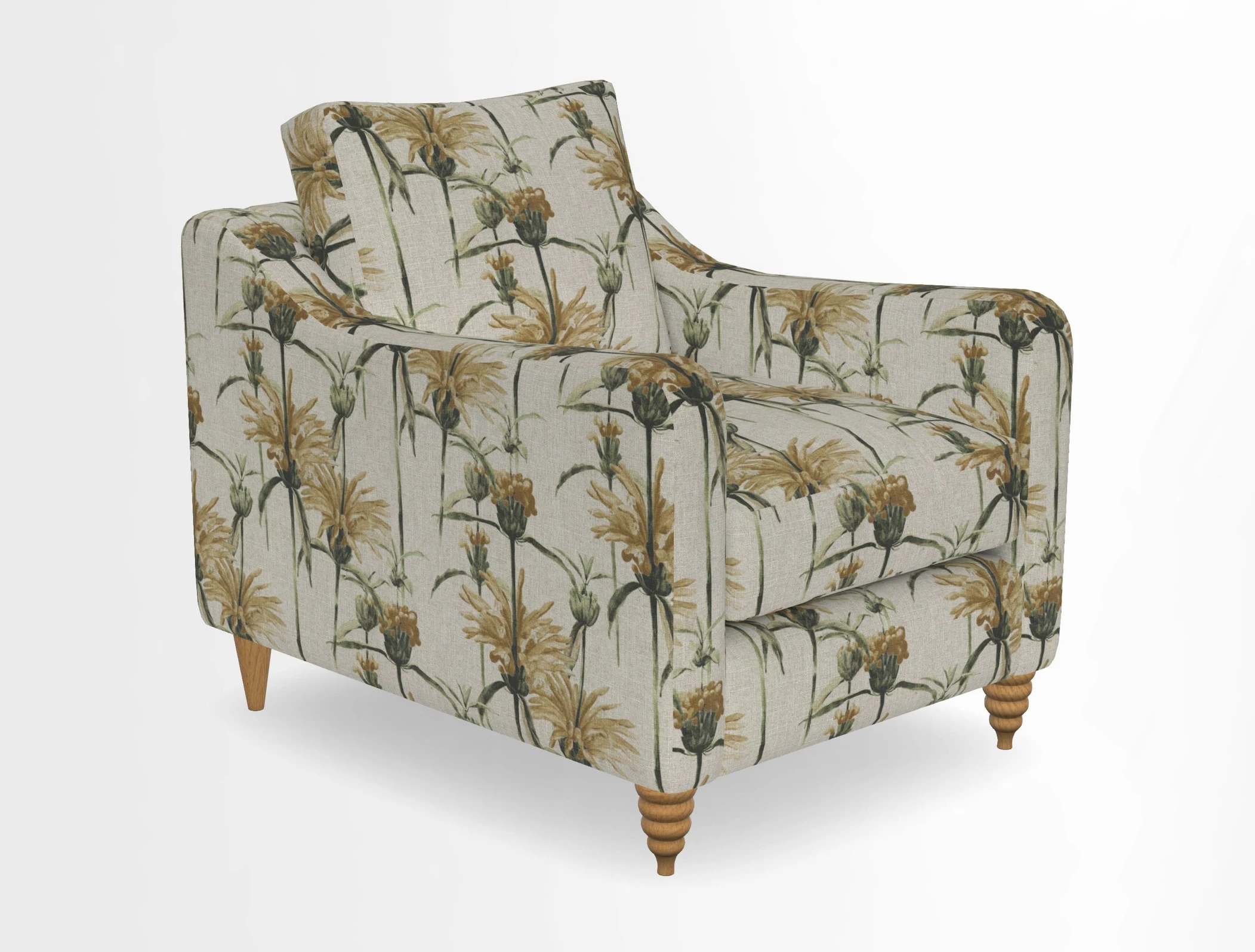 Rye Chair in Two Tone Plain Biscuit