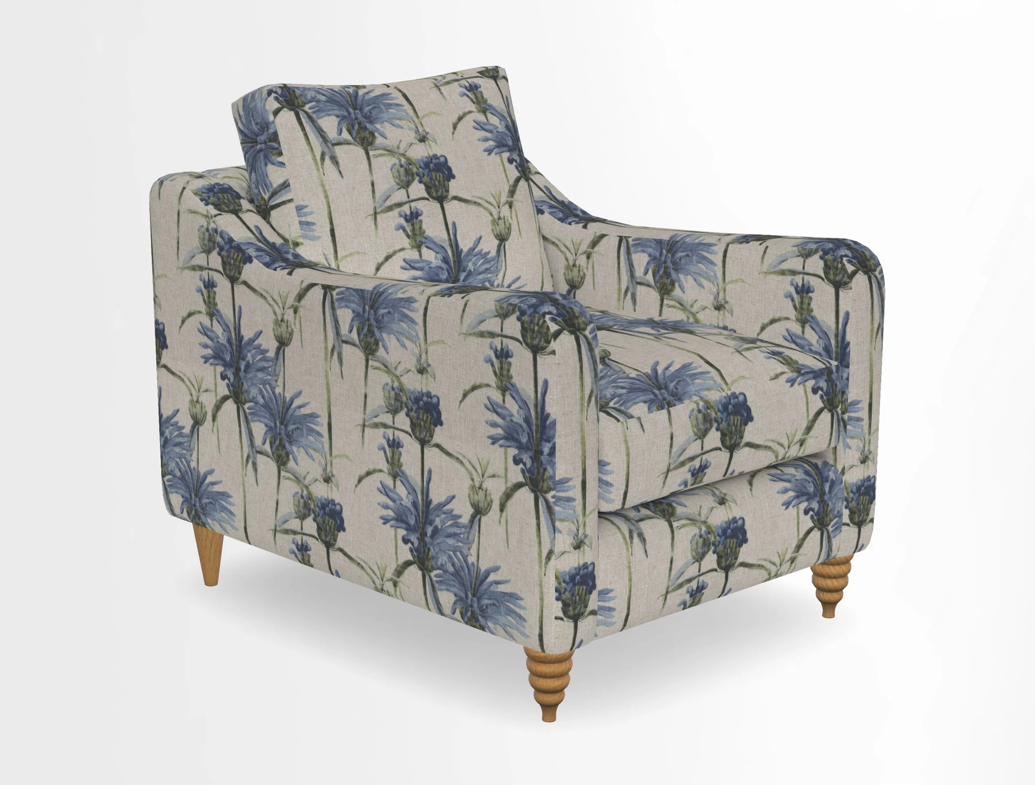 Rye Chair in Two Tone Plain Biscuit
