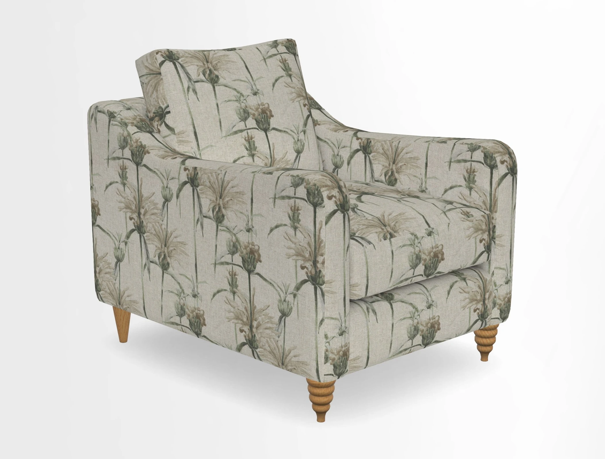 Rye Chair in Two Tone Plain Biscuit