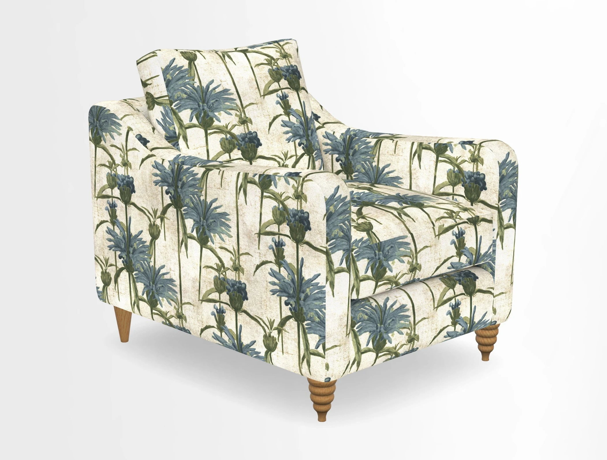 Rye Chair in Two Tone Plain Biscuit