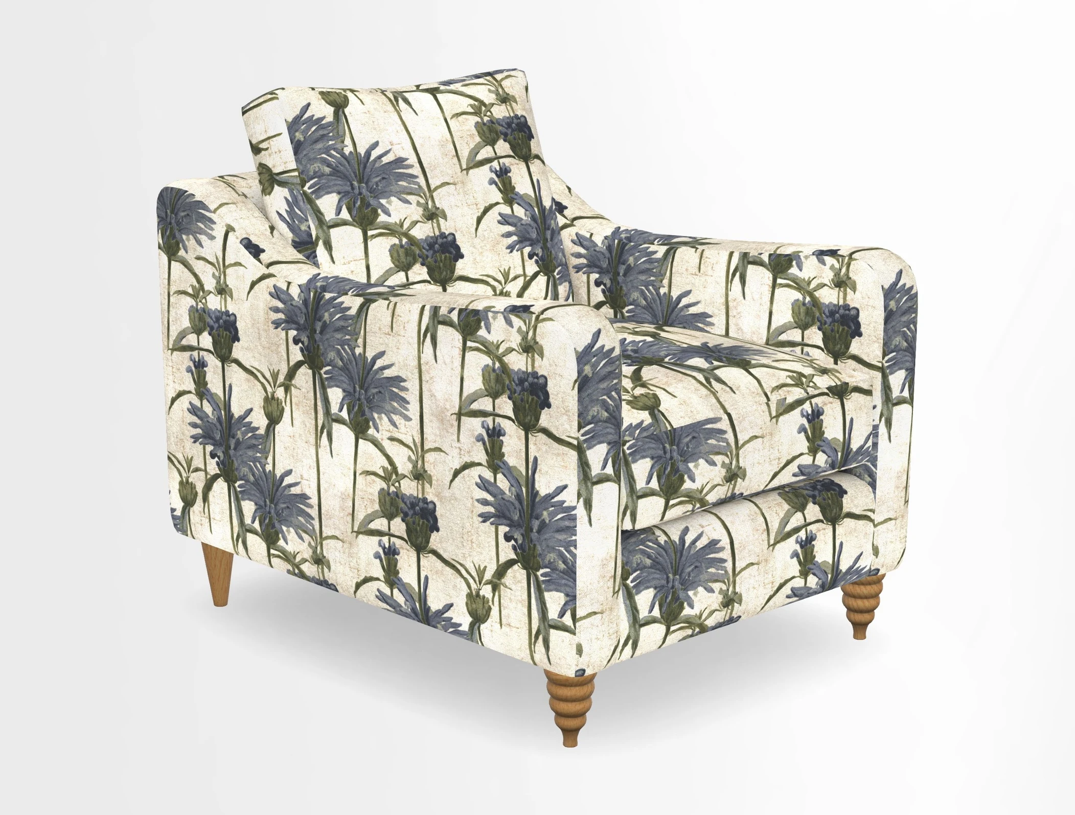 Rye Chair in Two Tone Plain Biscuit