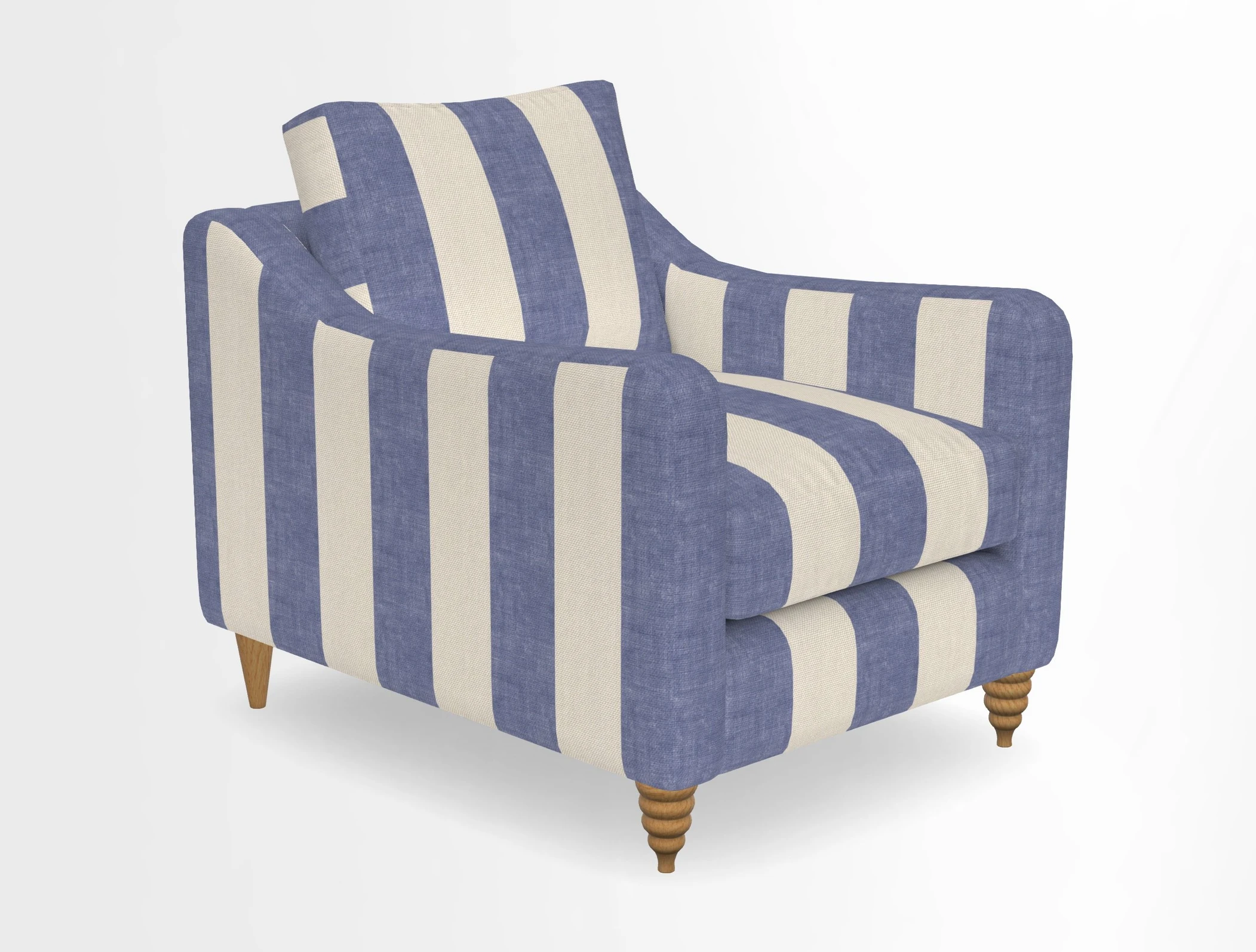 Rye Chair in Two Tone Plain Biscuit