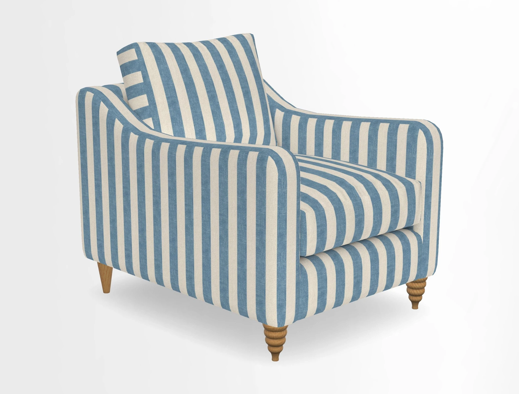 Rye Chair in Two Tone Plain Biscuit