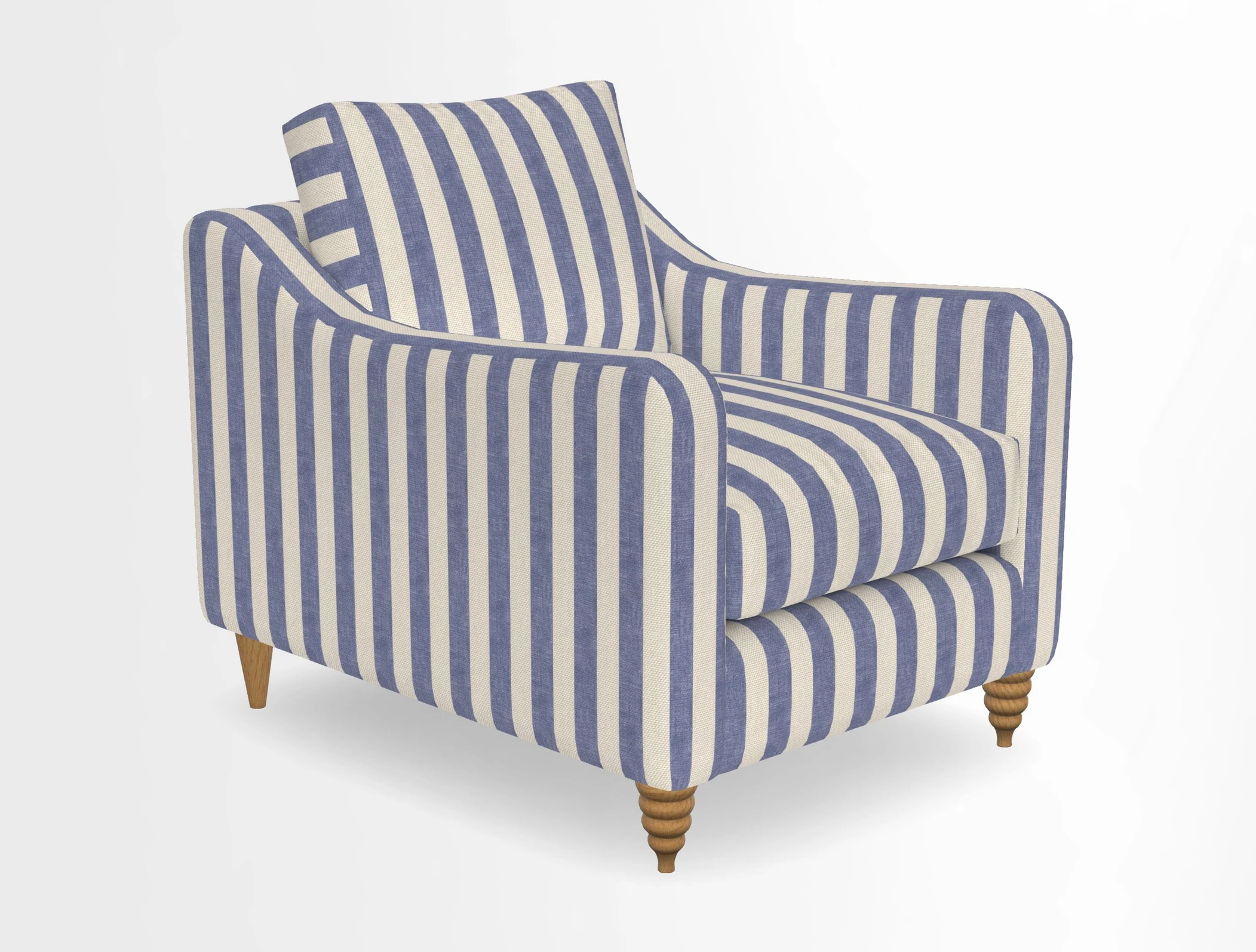Rye Chair in Two Tone Plain Biscuit