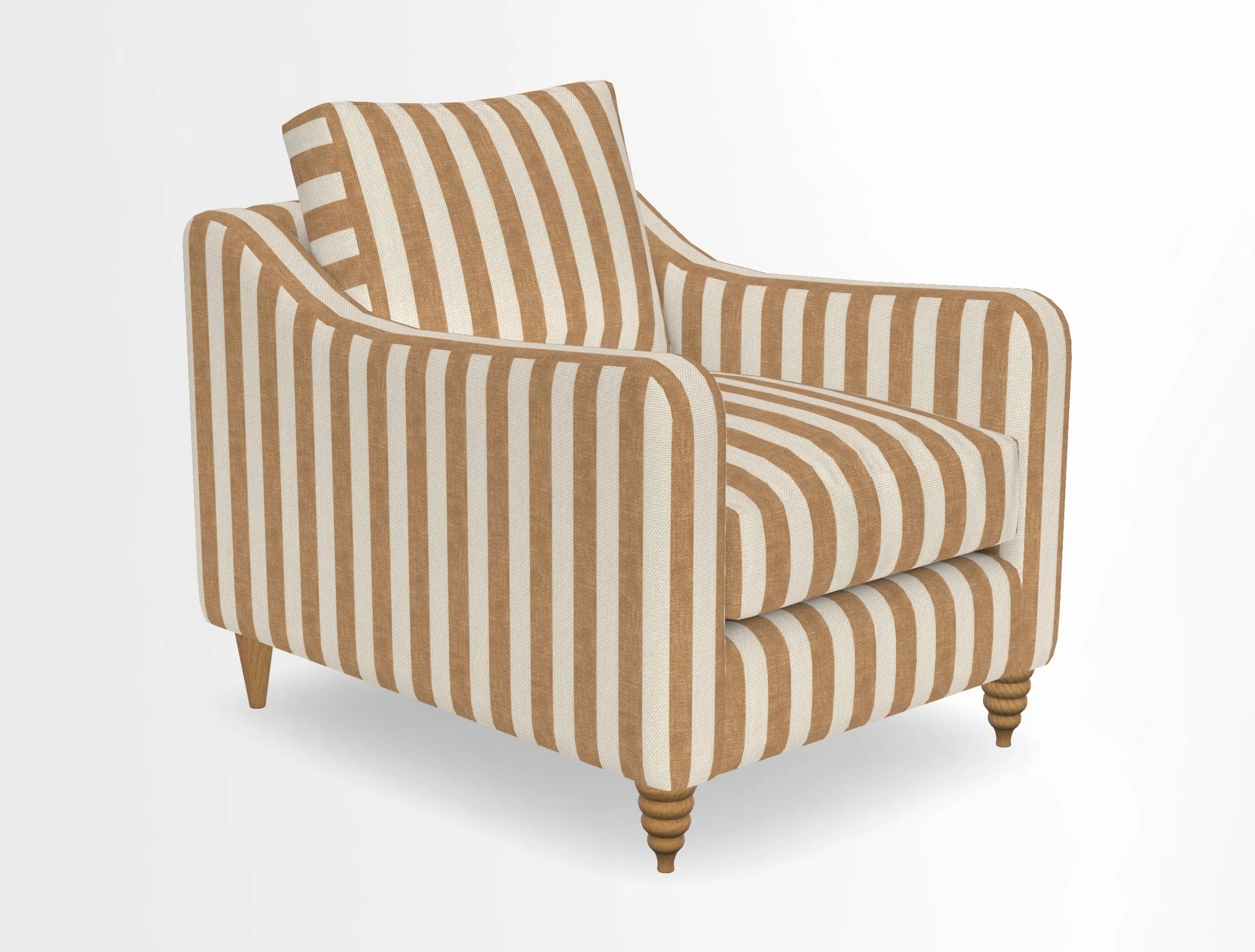 Rye Chair in Two Tone Plain Biscuit