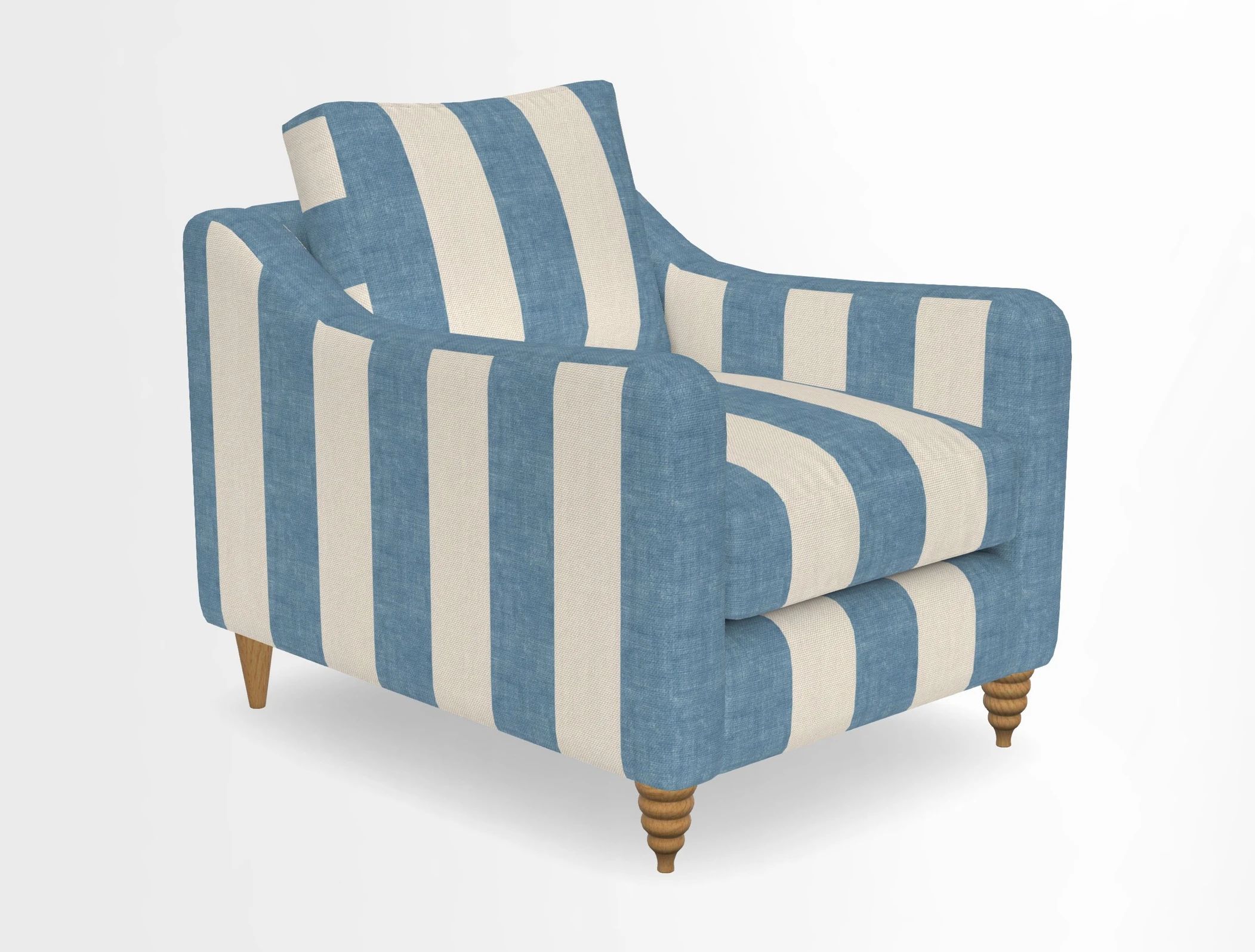 Rye Chair in Two Tone Plain Biscuit