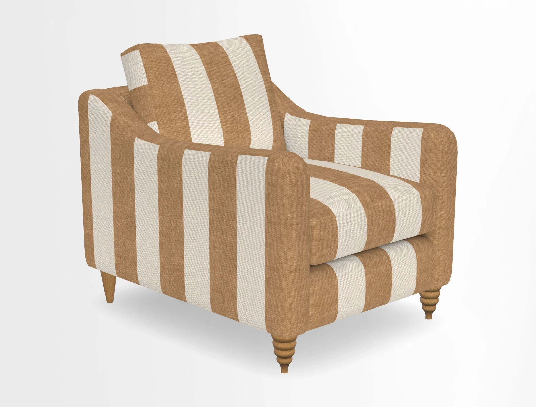 Rye Chair in Two Tone Plain Biscuit