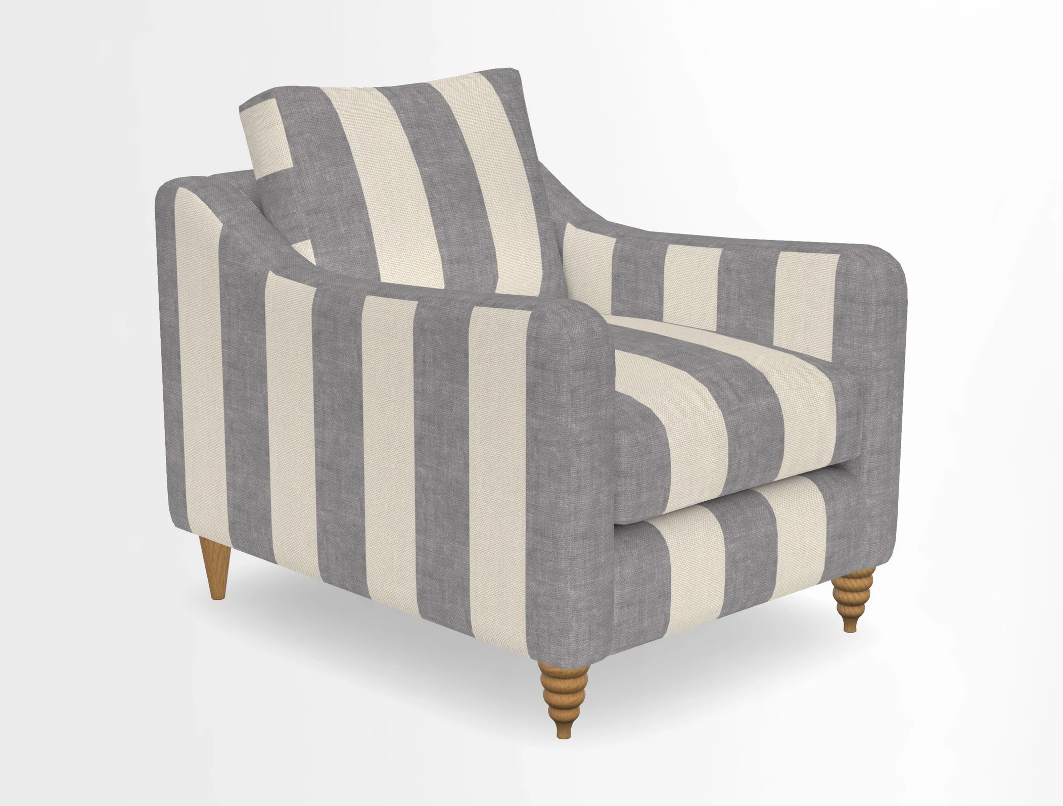 Rye Chair in Two Tone Plain Biscuit