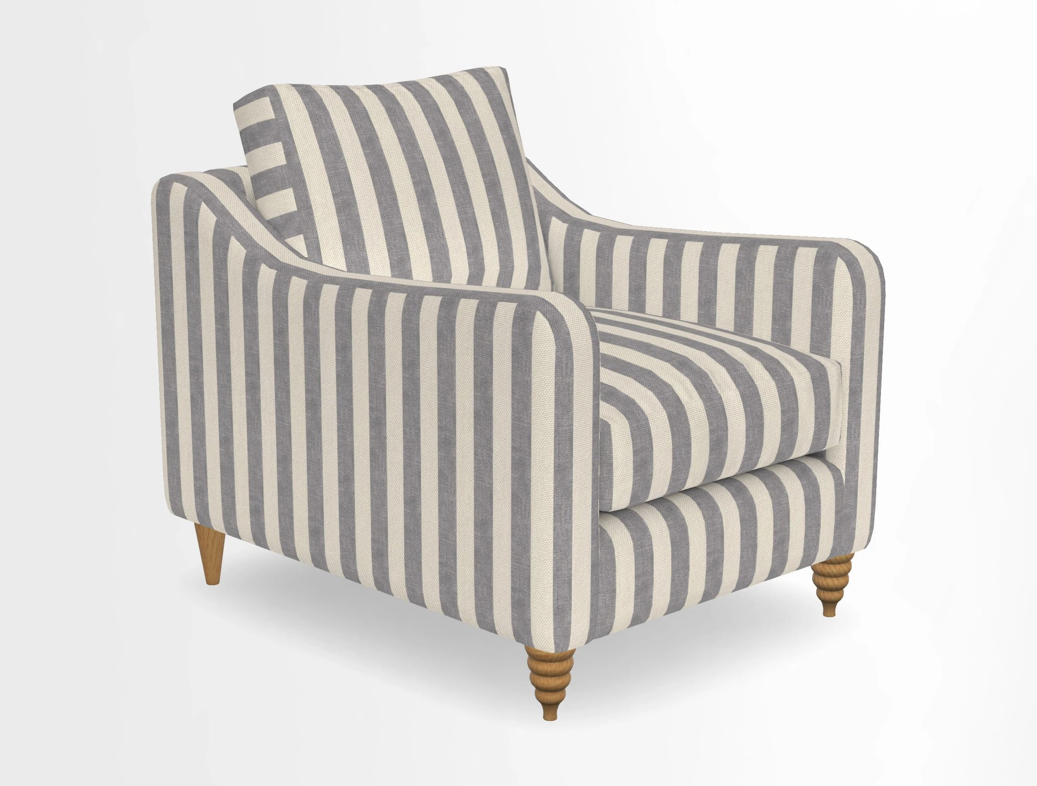 Rye Chair in Two Tone Plain Biscuit