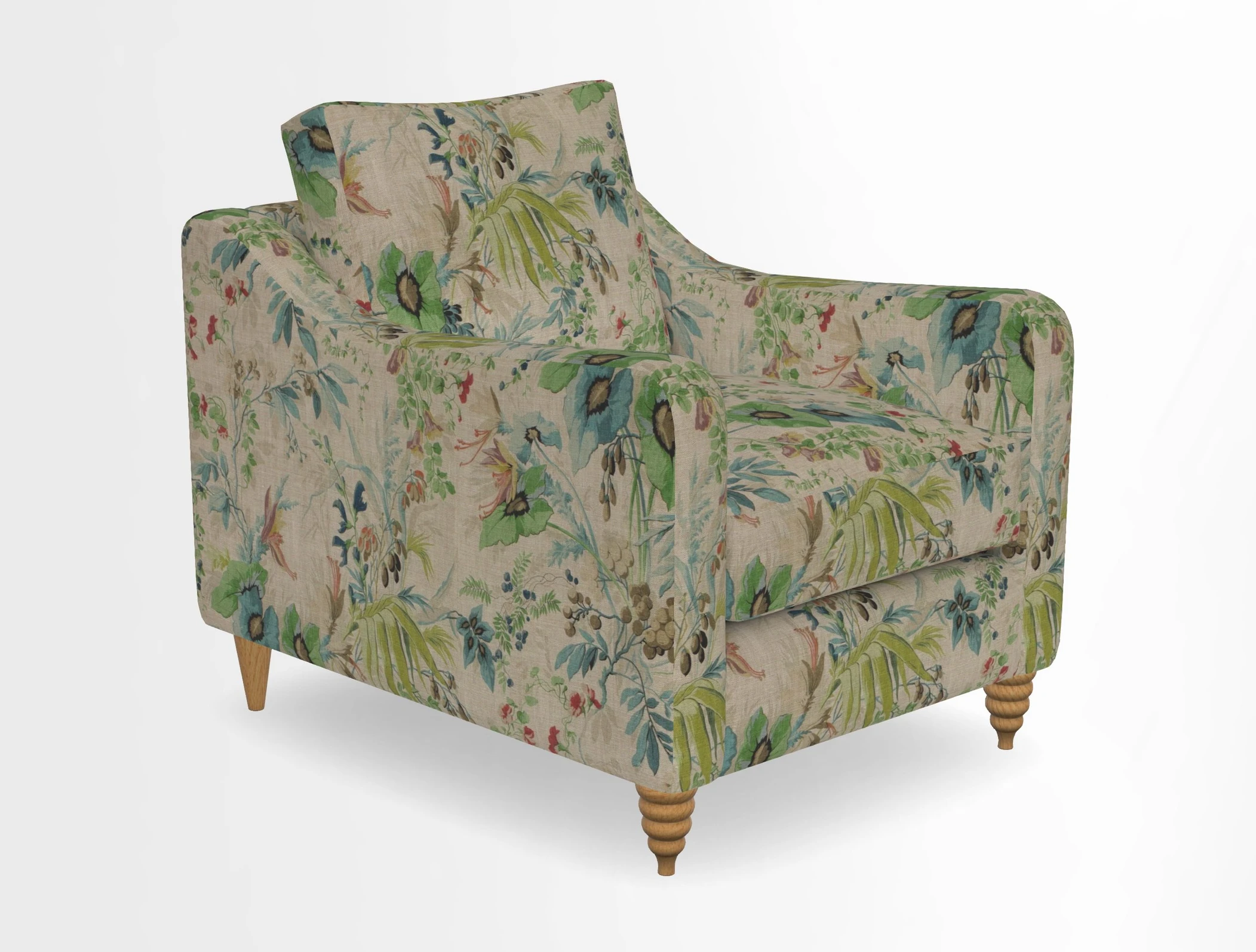 Rye Chair in Two Tone Plain Biscuit