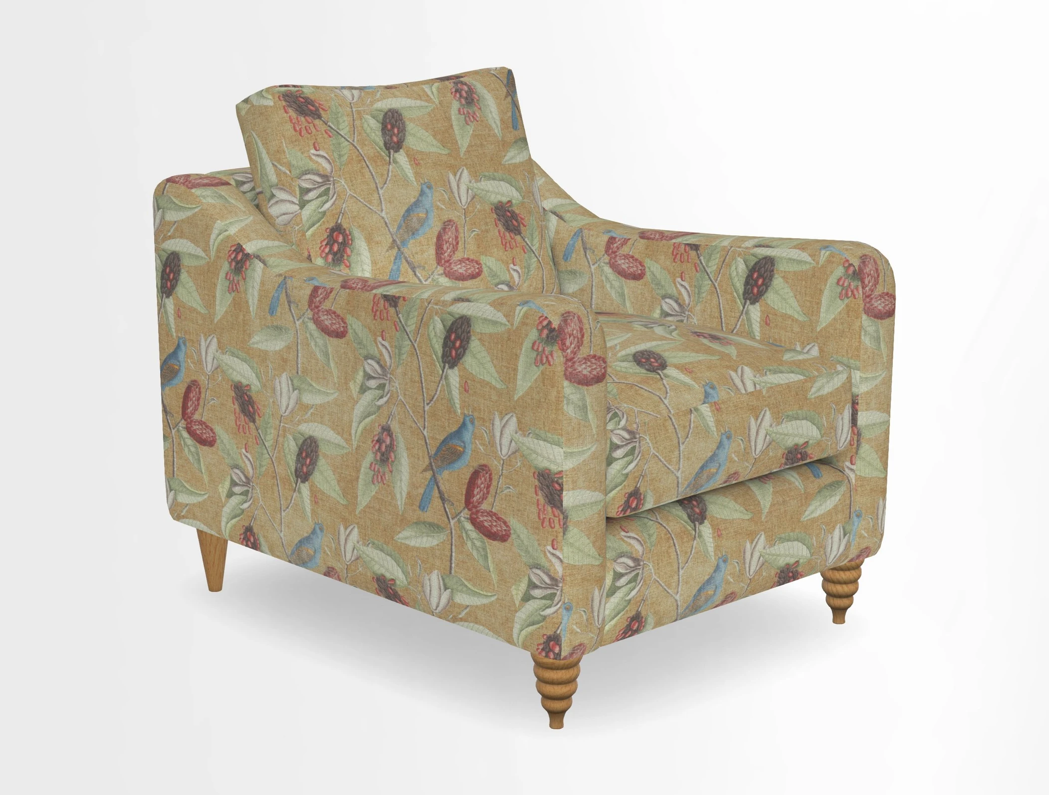 Rye Chair in Two Tone Plain Biscuit