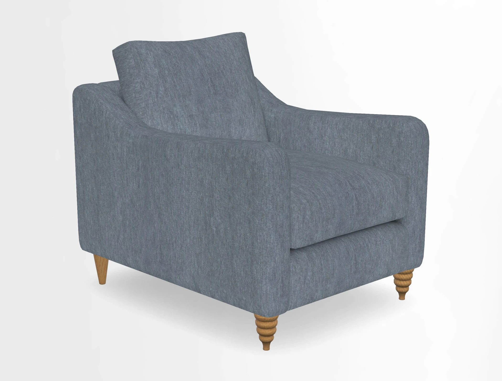 Rye Chair in Two Tone Plain Biscuit