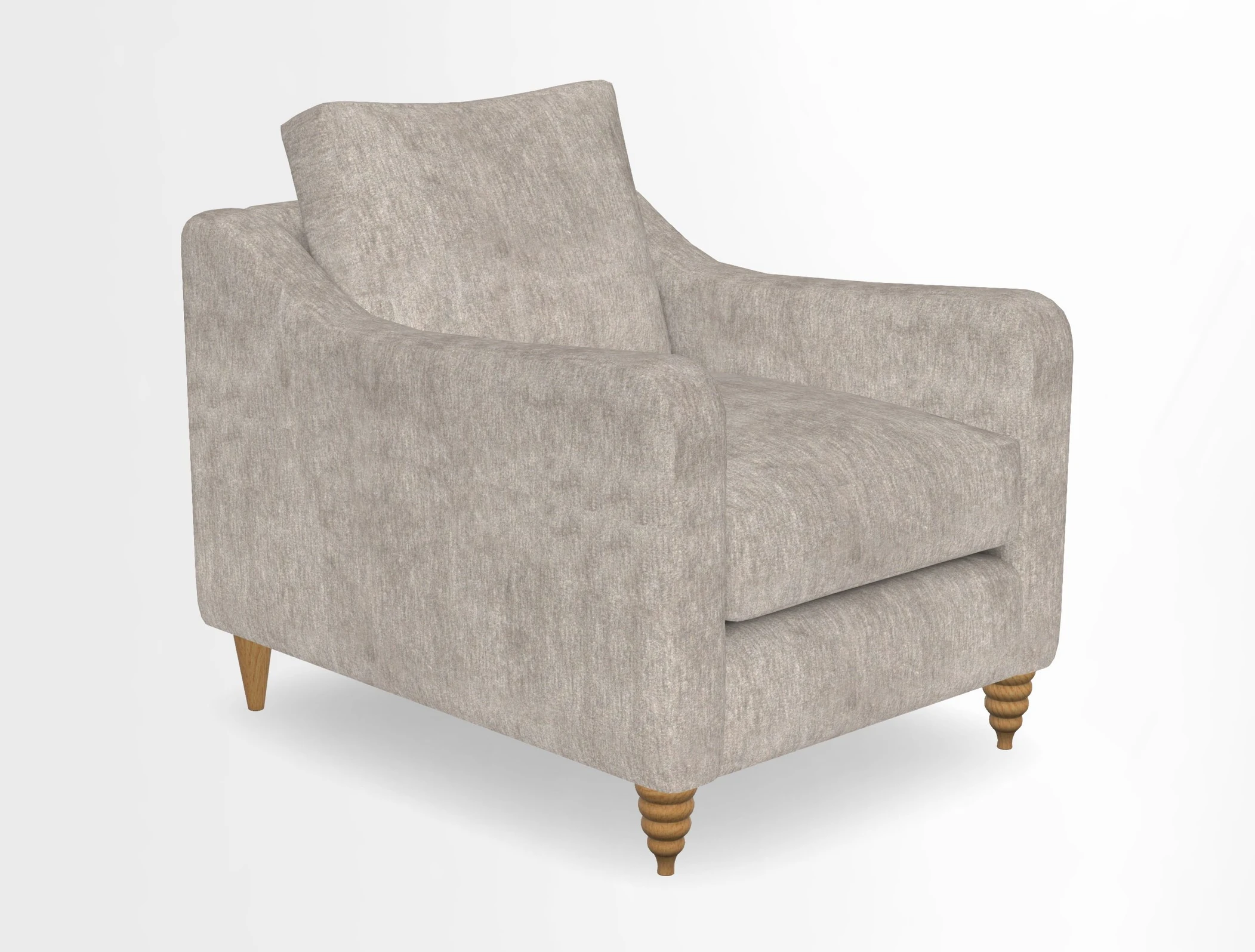 Rye Chair in Two Tone Plain Biscuit