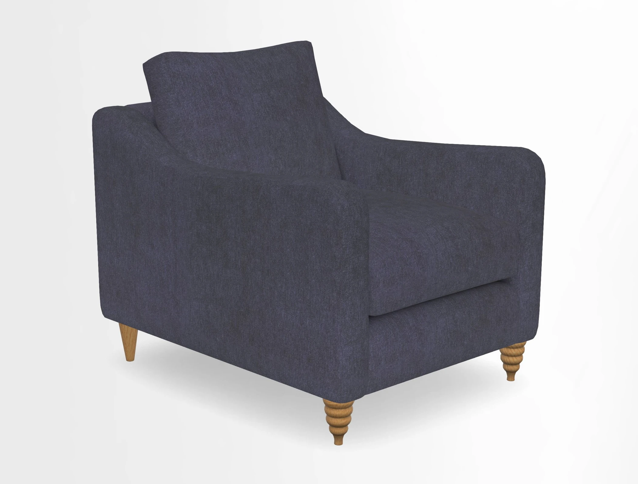 Rye Chair in Two Tone Plain Biscuit