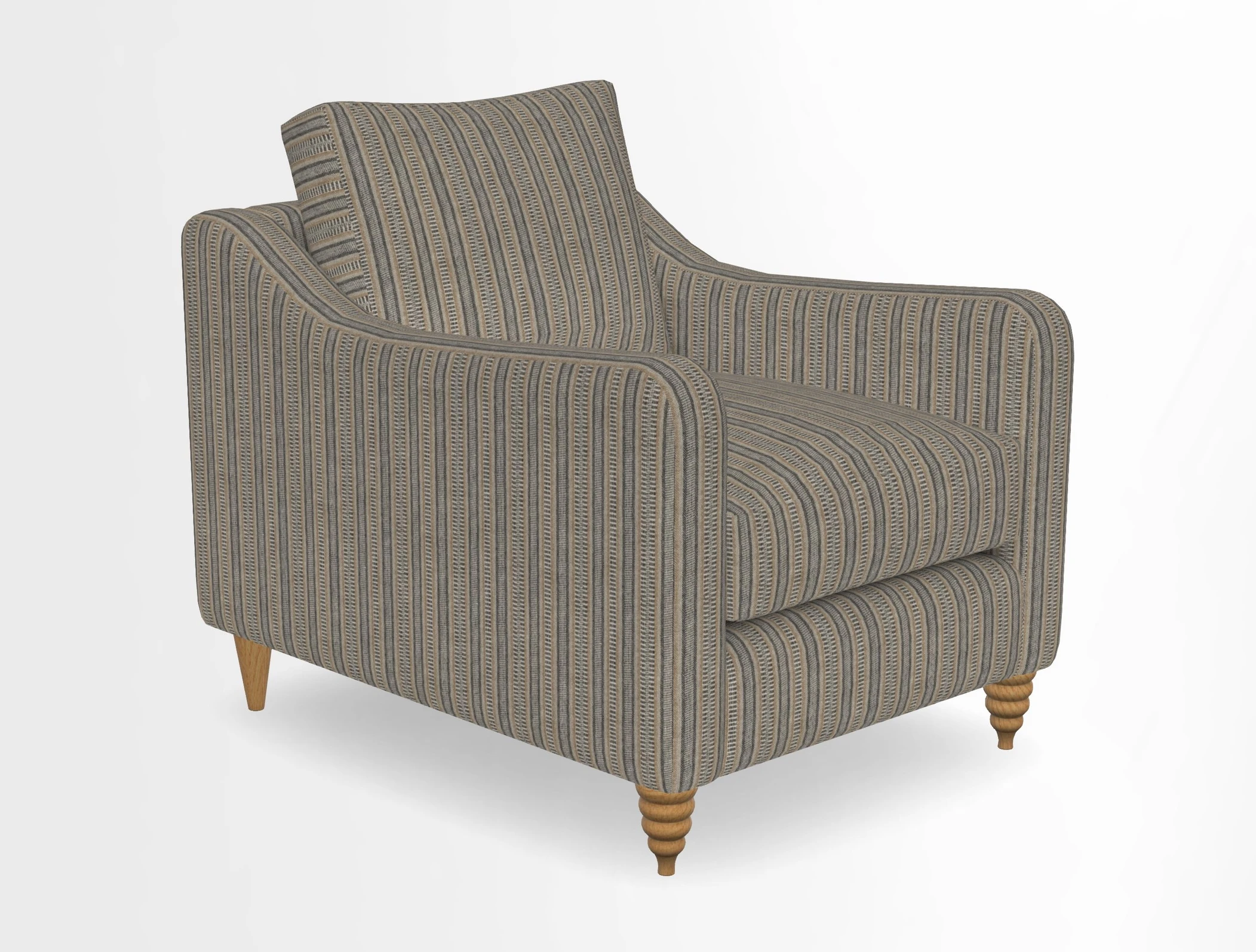 Rye Chair in Two Tone Plain Biscuit