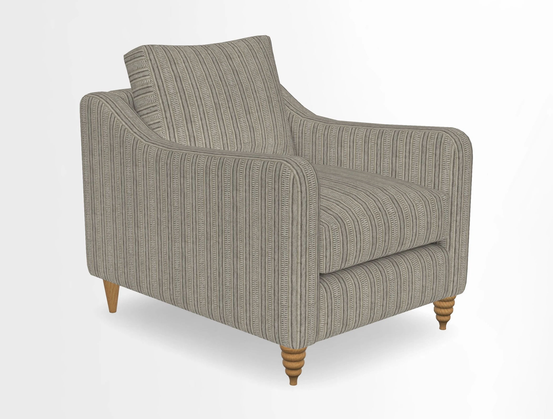 Rye Chair in Two Tone Plain Biscuit