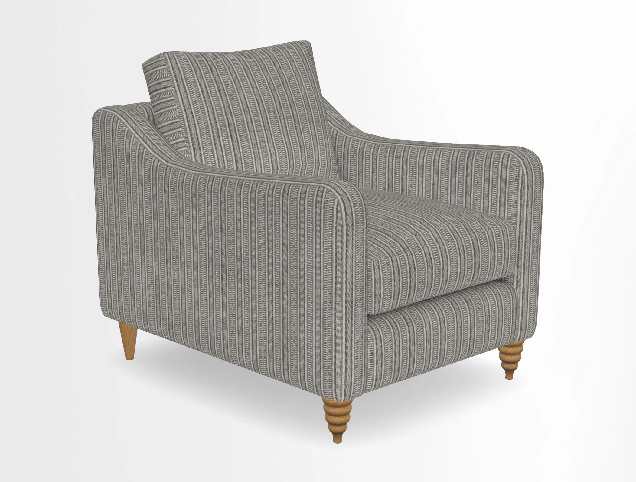 Rye Chair in Two Tone Plain Biscuit