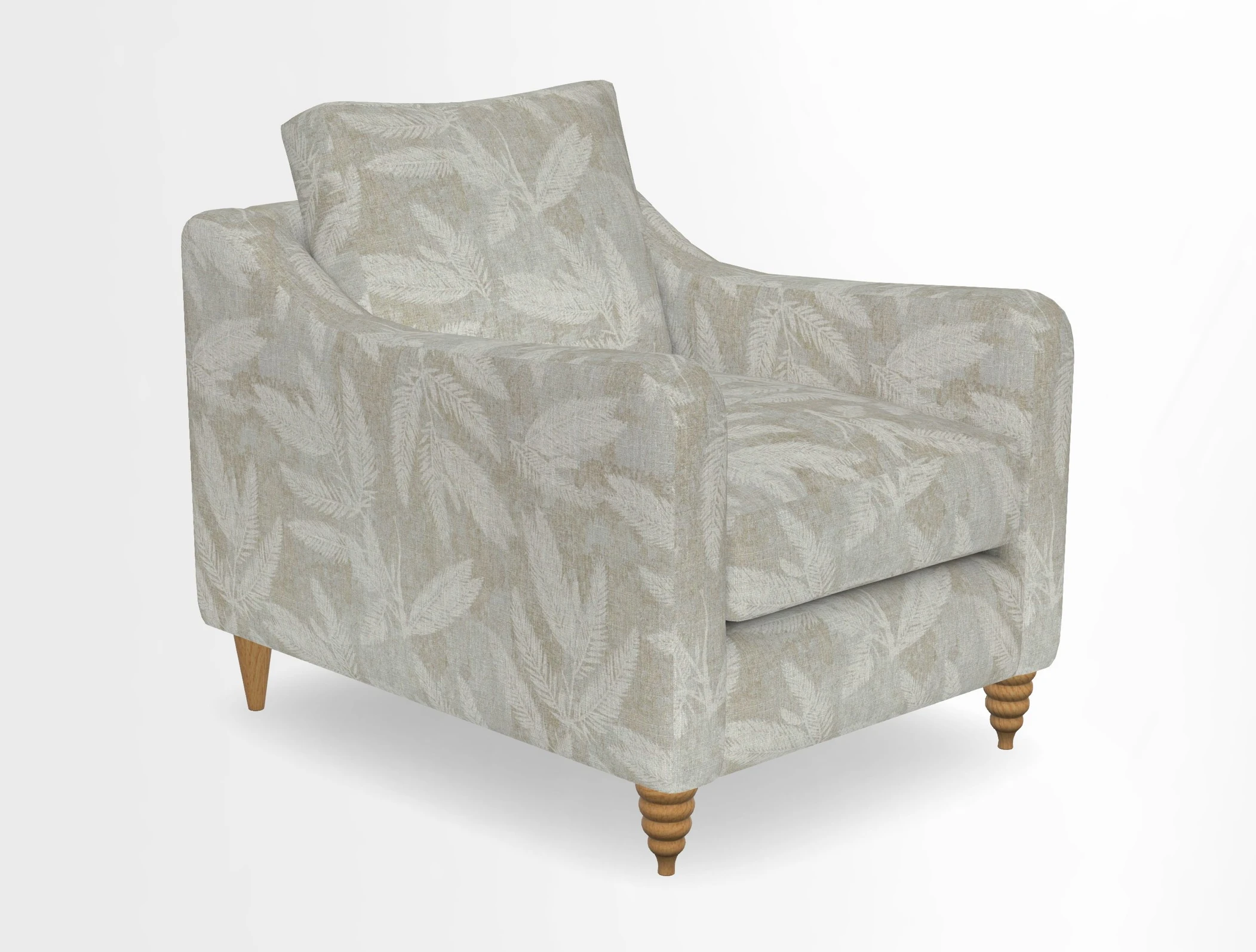 Rye Chair in Two Tone Plain Biscuit