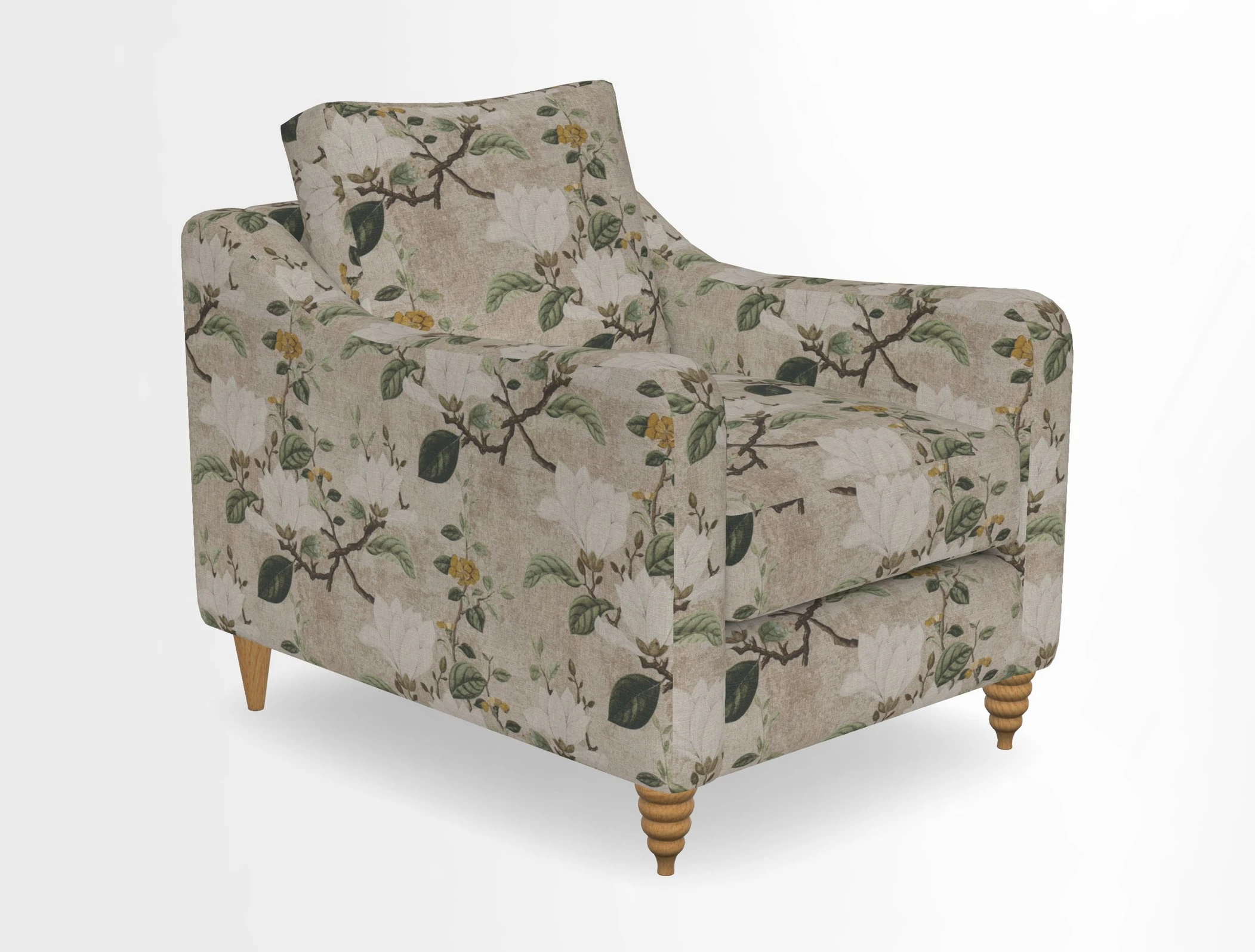 Rye Chair in Two Tone Plain Biscuit