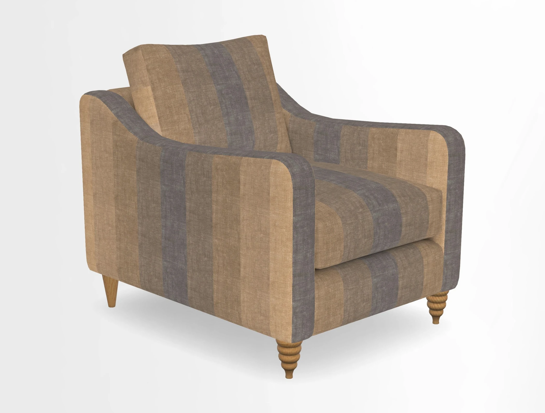 Rye Chair in Two Tone Plain Biscuit