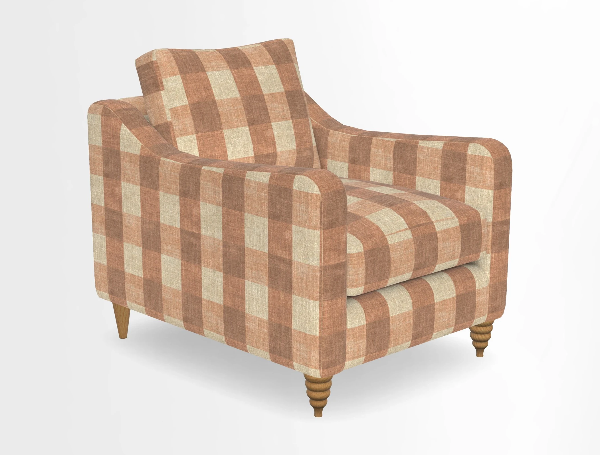Rye Chair in Two Tone Plain Biscuit