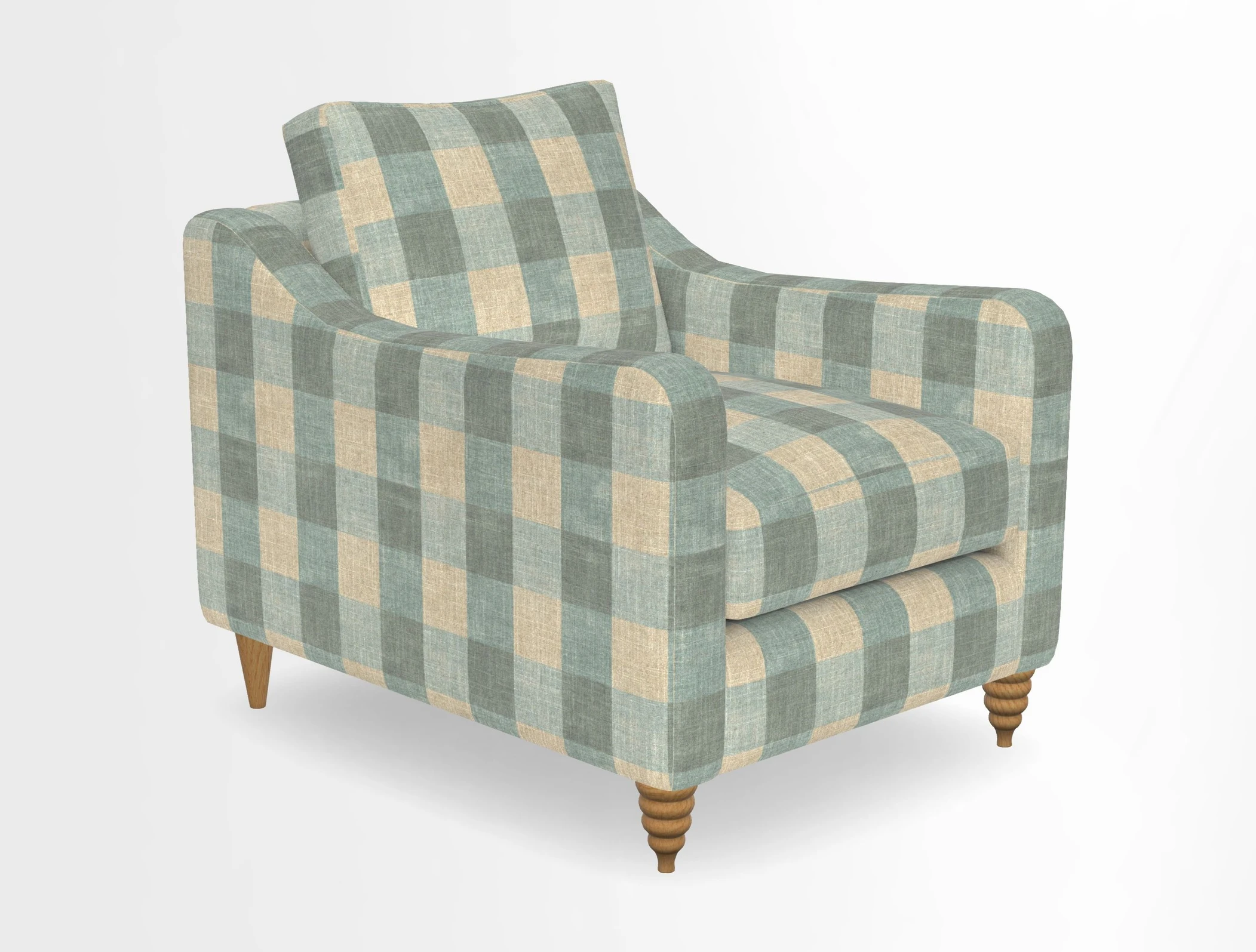 Rye Chair in Two Tone Plain Biscuit