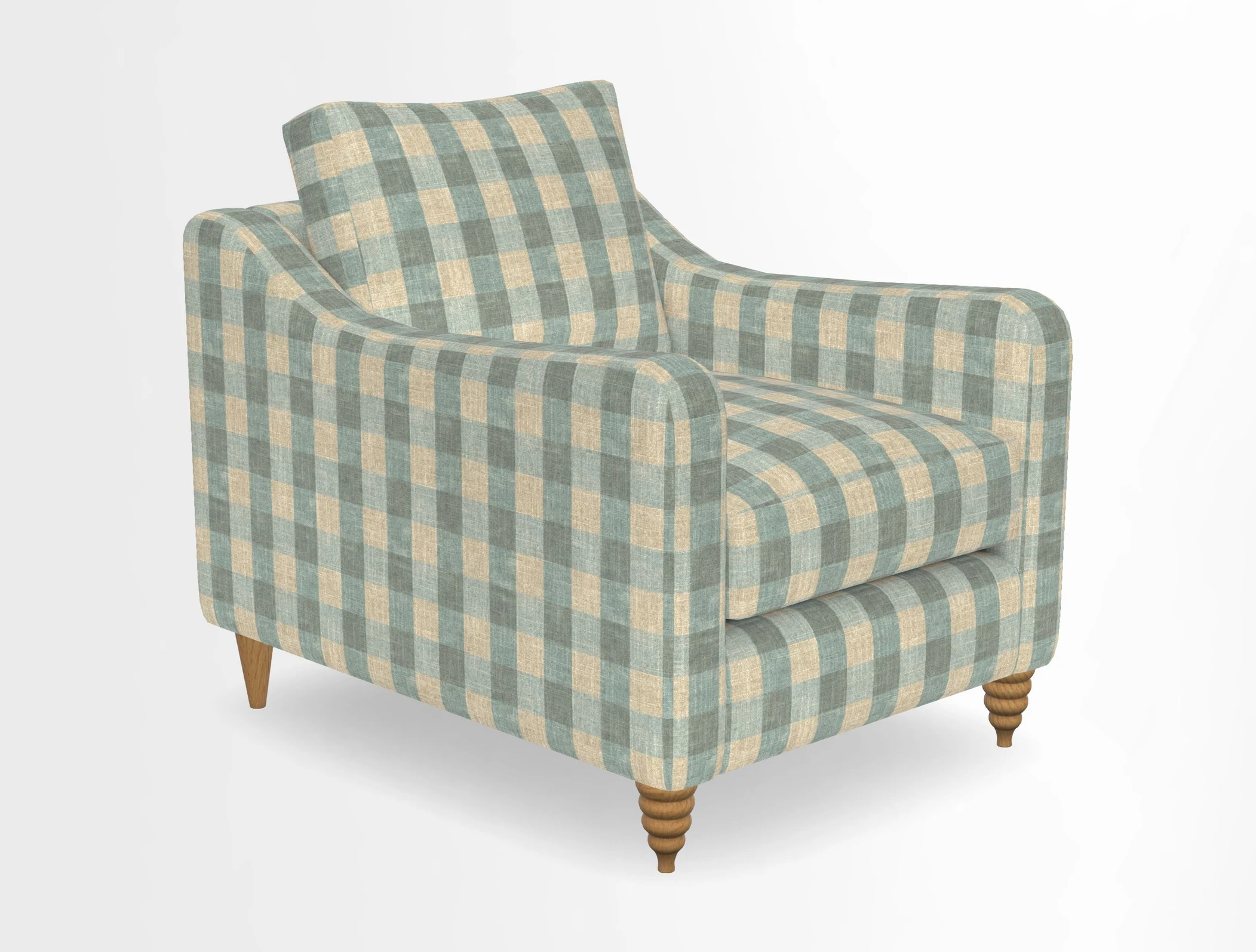 Rye Chair in Two Tone Plain Biscuit