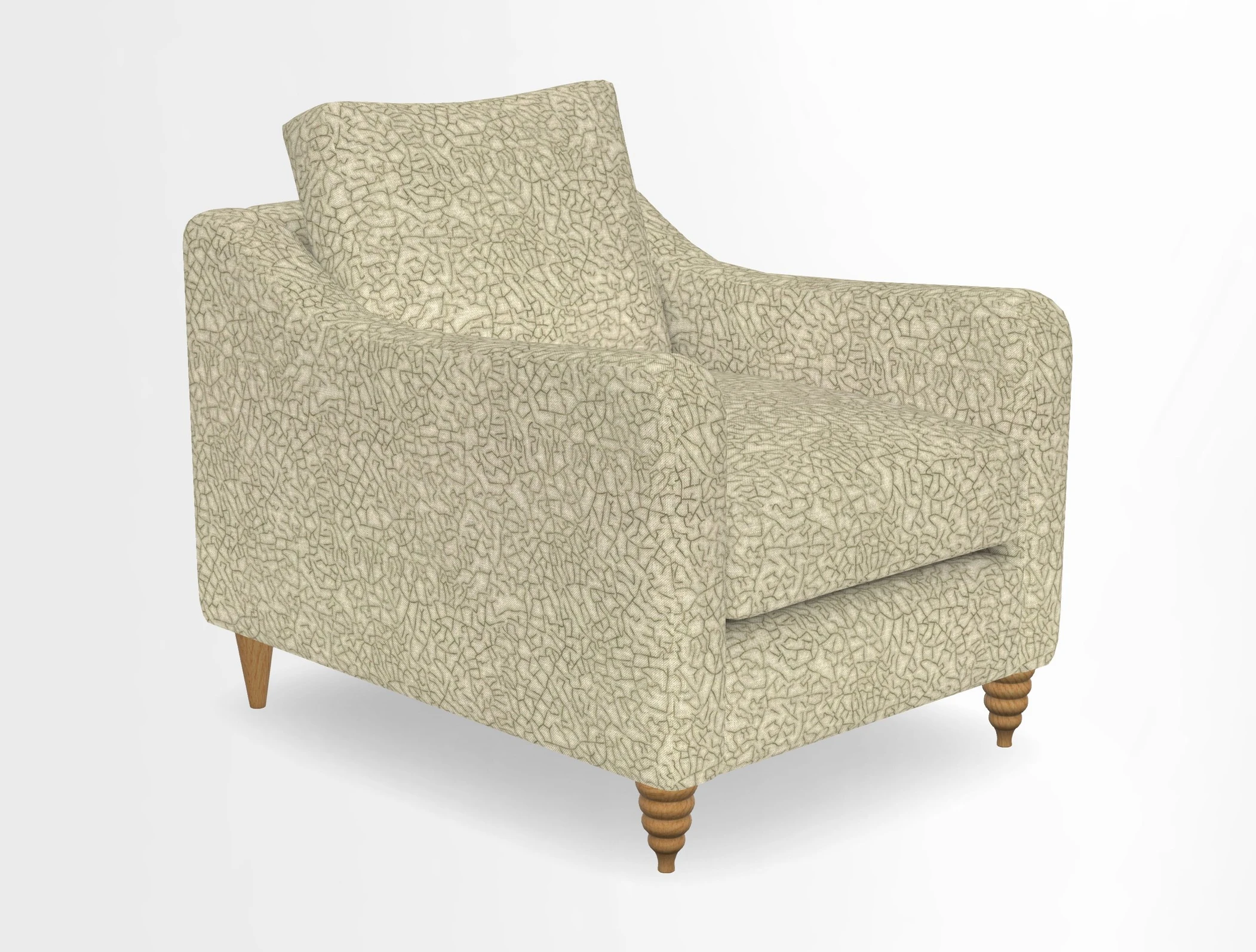 Rye Chair in Two Tone Plain Biscuit
