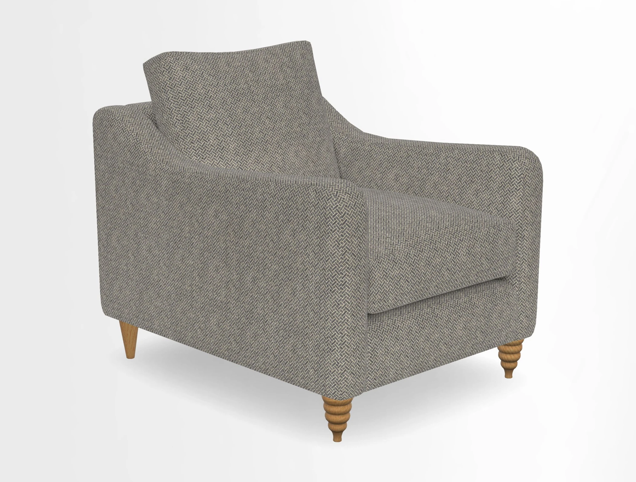 Rye Chair in Two Tone Plain Biscuit