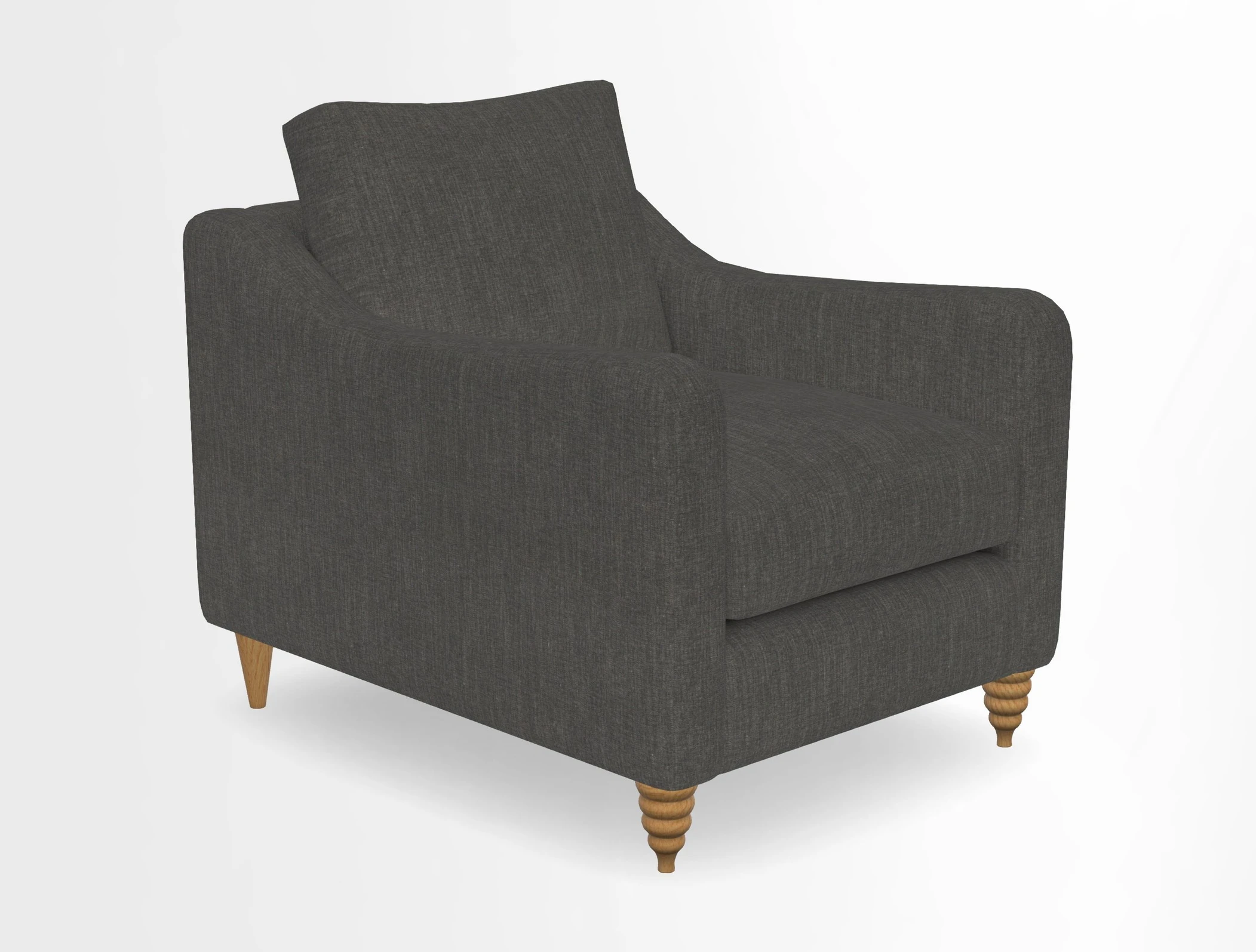 Rye Chair in Two Tone Plain Biscuit