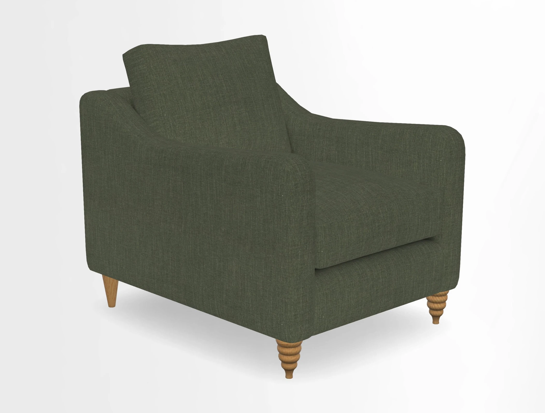 Rye Chair in Two Tone Plain Biscuit