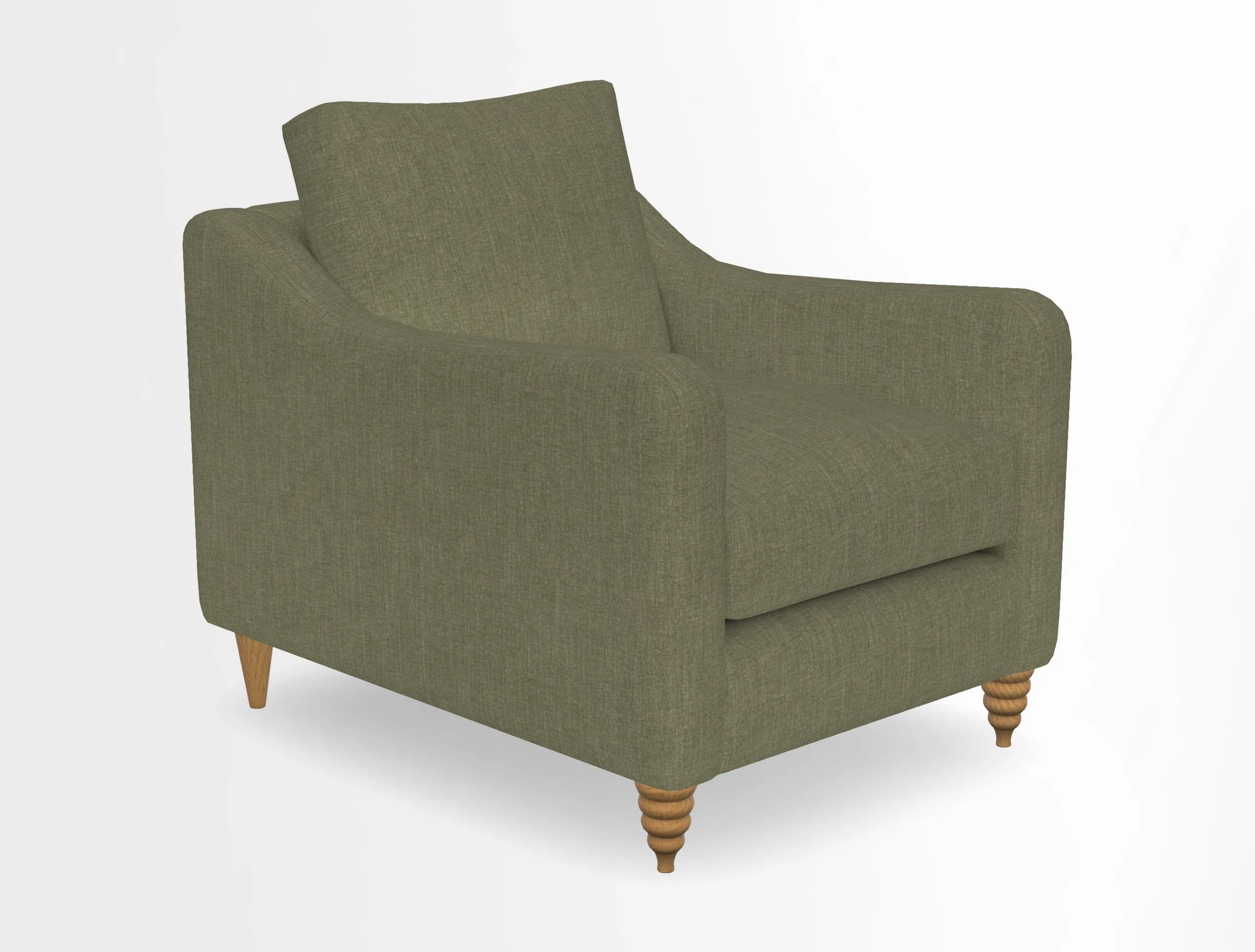 Rye Chair in Two Tone Plain Biscuit