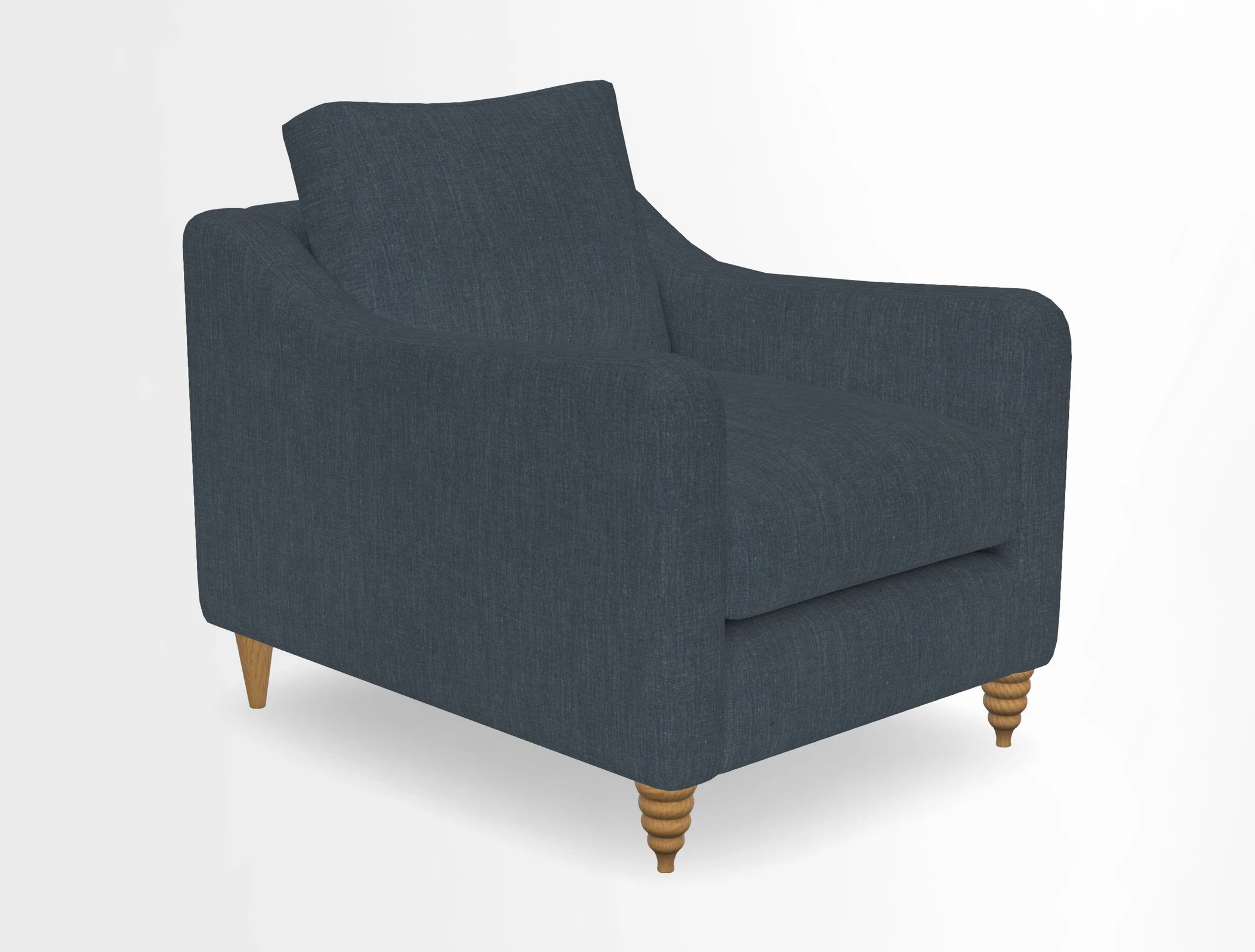 Rye Chair in Two Tone Plain Biscuit