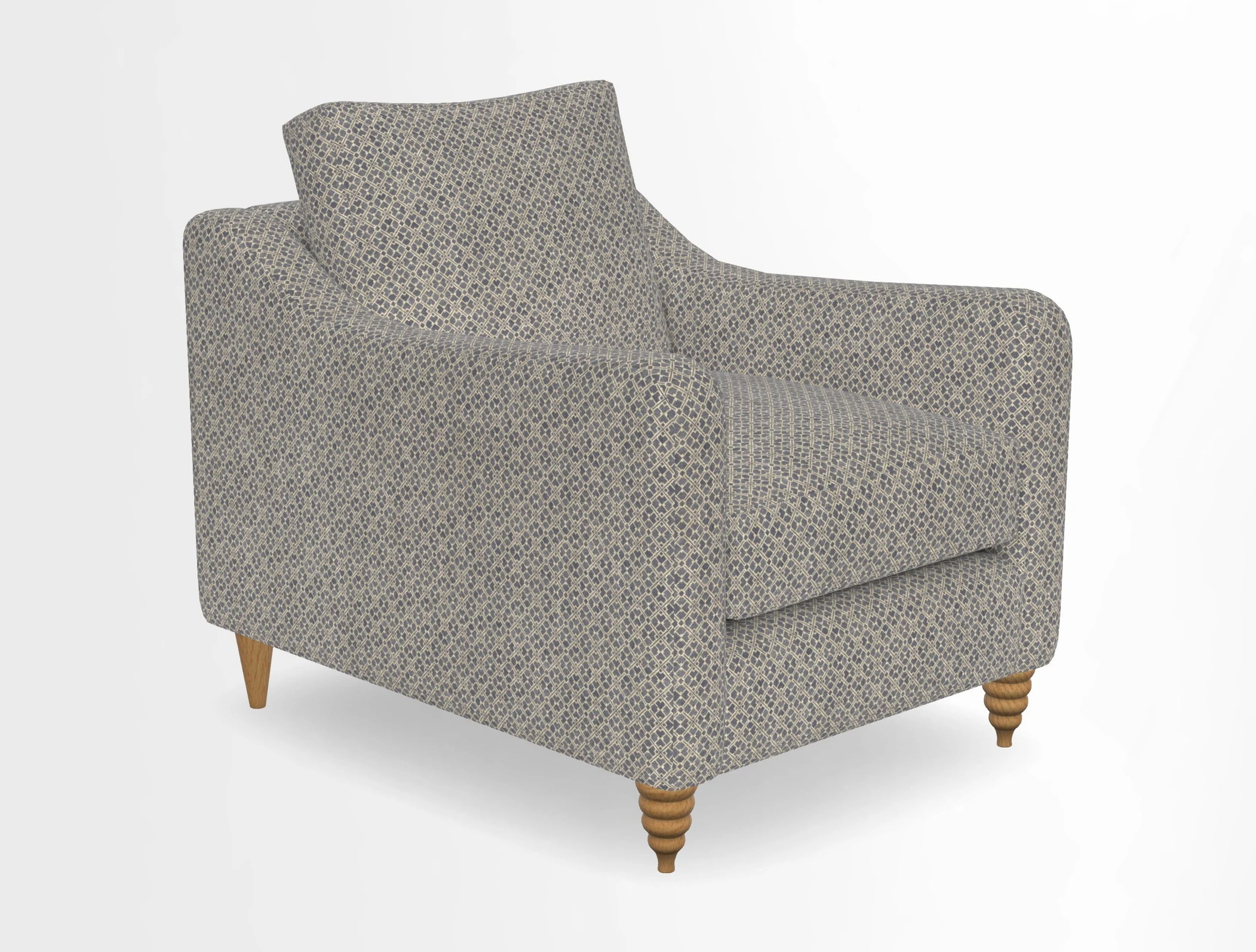 Rye Chair in Two Tone Plain Biscuit
