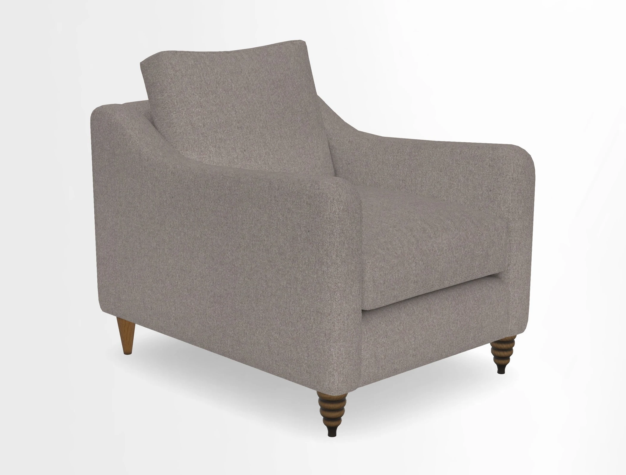 Rye Chair in Two Tone Plain Biscuit