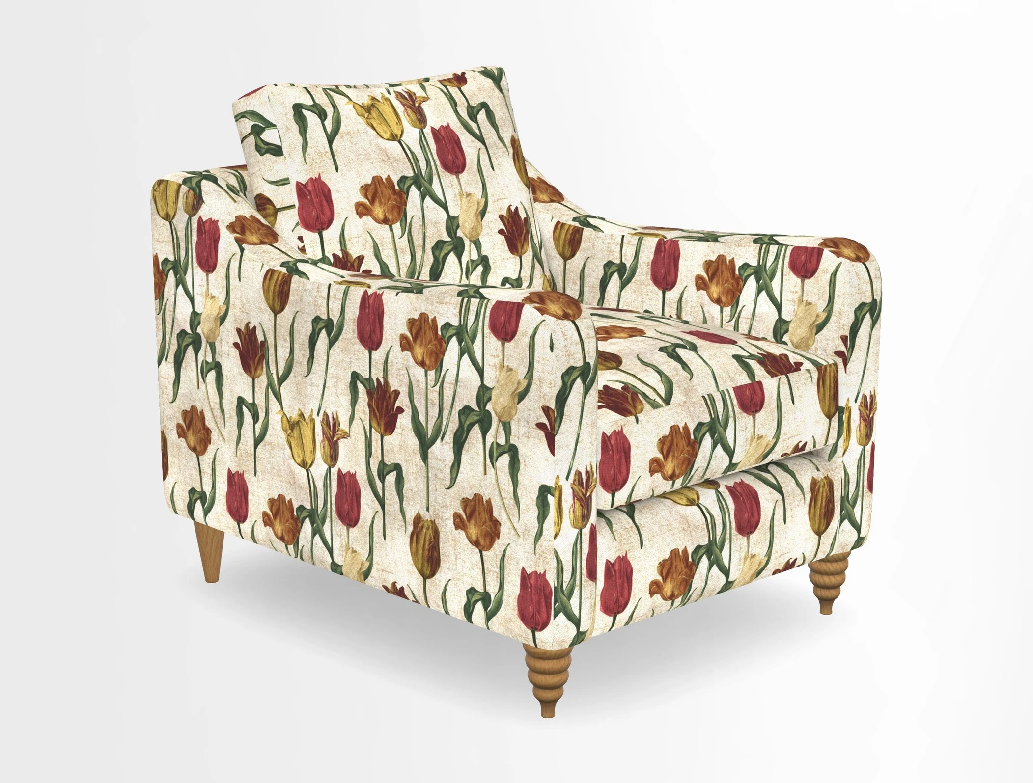 Rye Chair in Two Tone Plain Biscuit