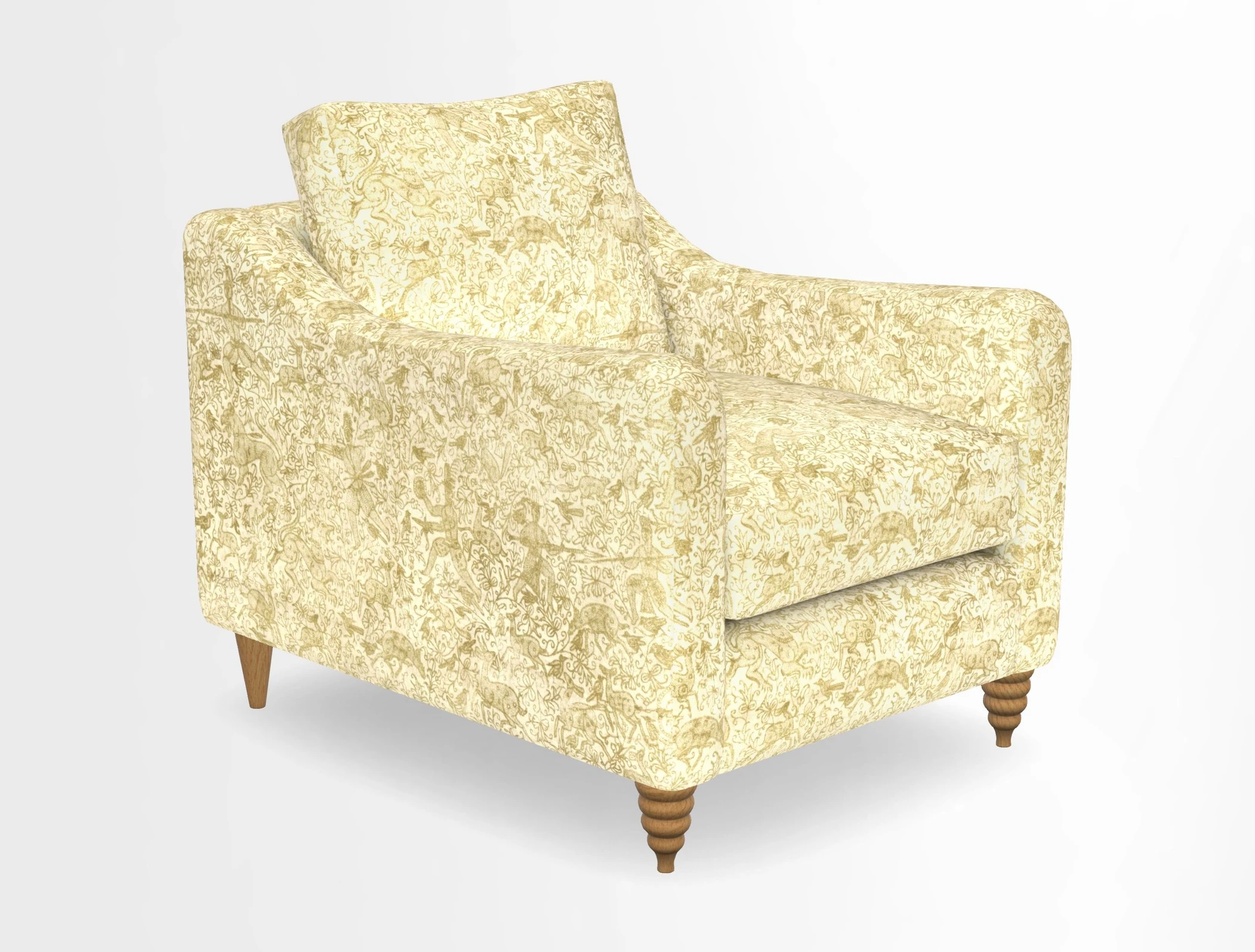Rye Chair in Two Tone Plain Biscuit