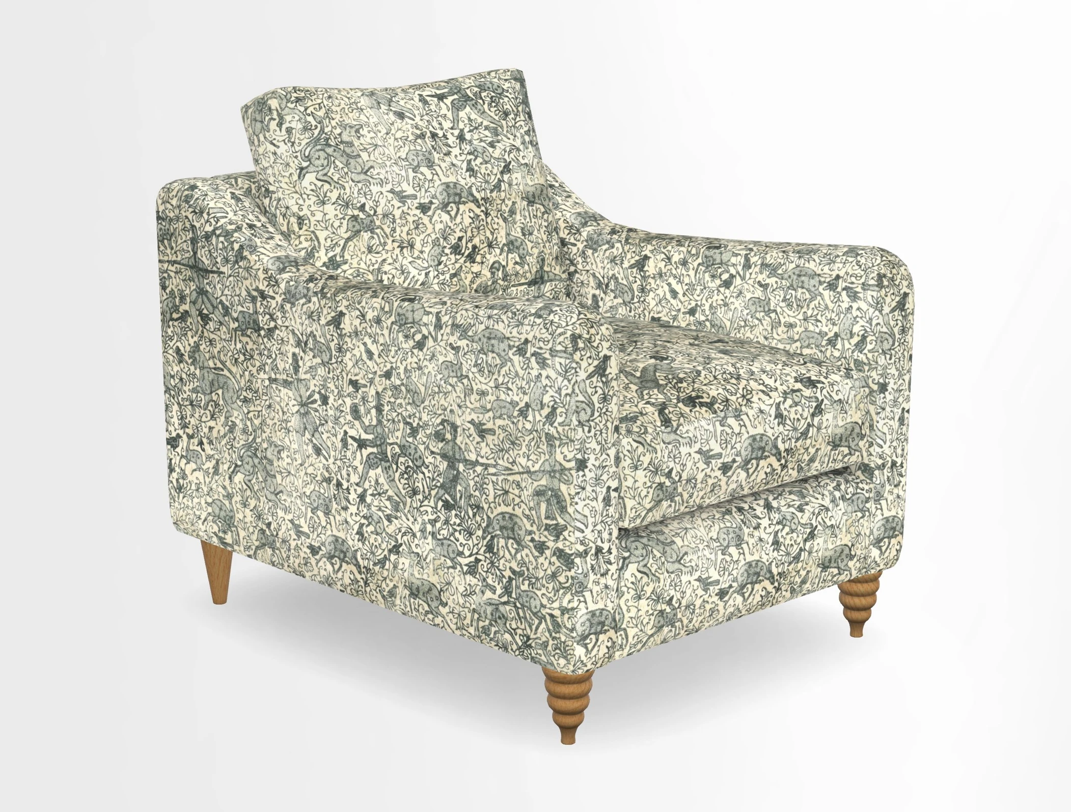 Rye Chair in Two Tone Plain Biscuit