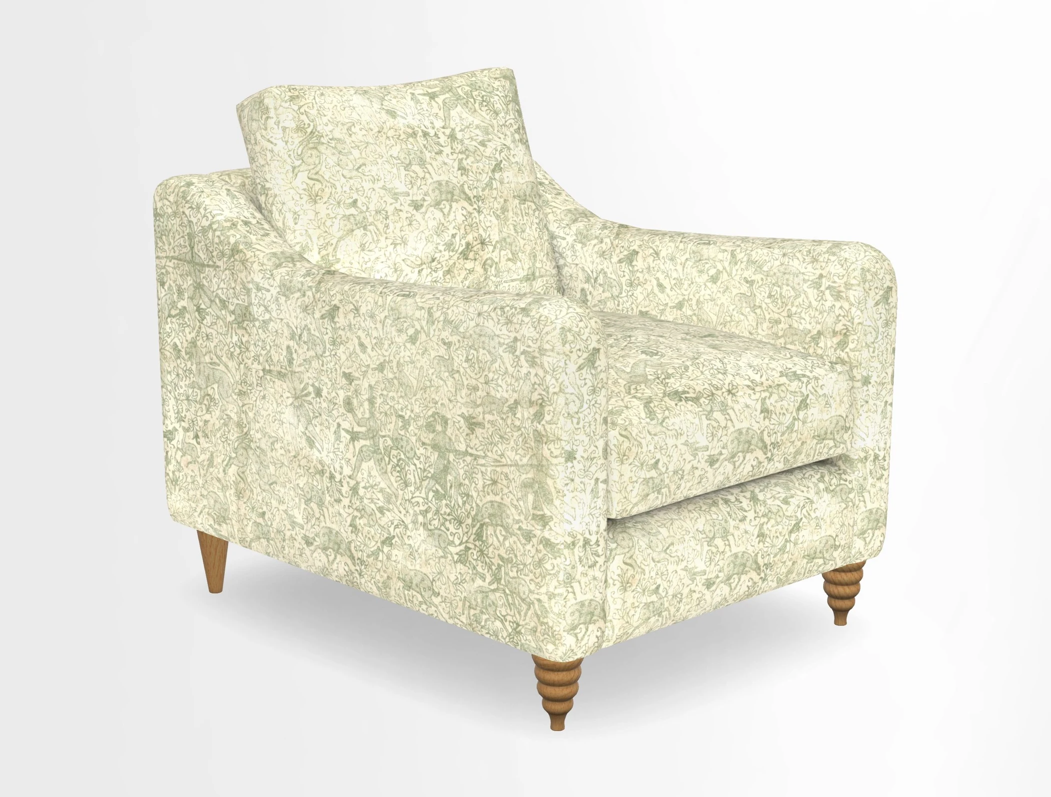 Rye Chair in Two Tone Plain Biscuit