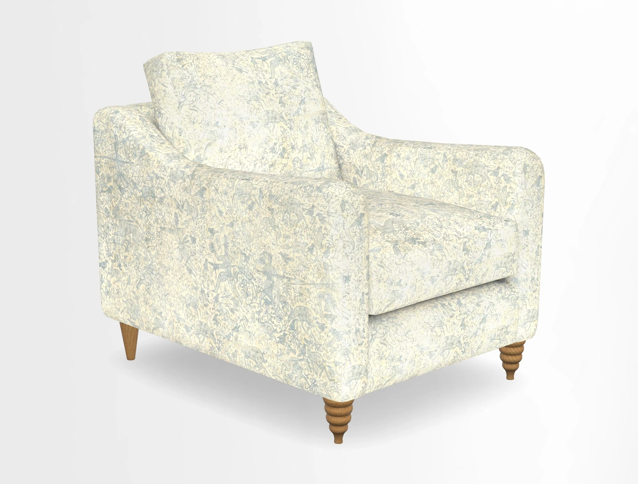 Rye Chair in Two Tone Plain Biscuit