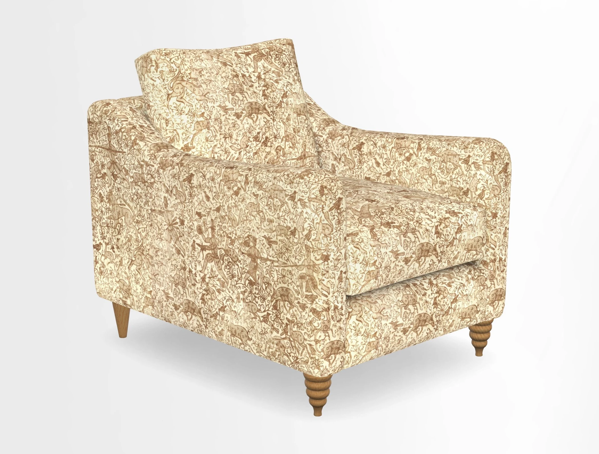 Rye Chair in Two Tone Plain Biscuit