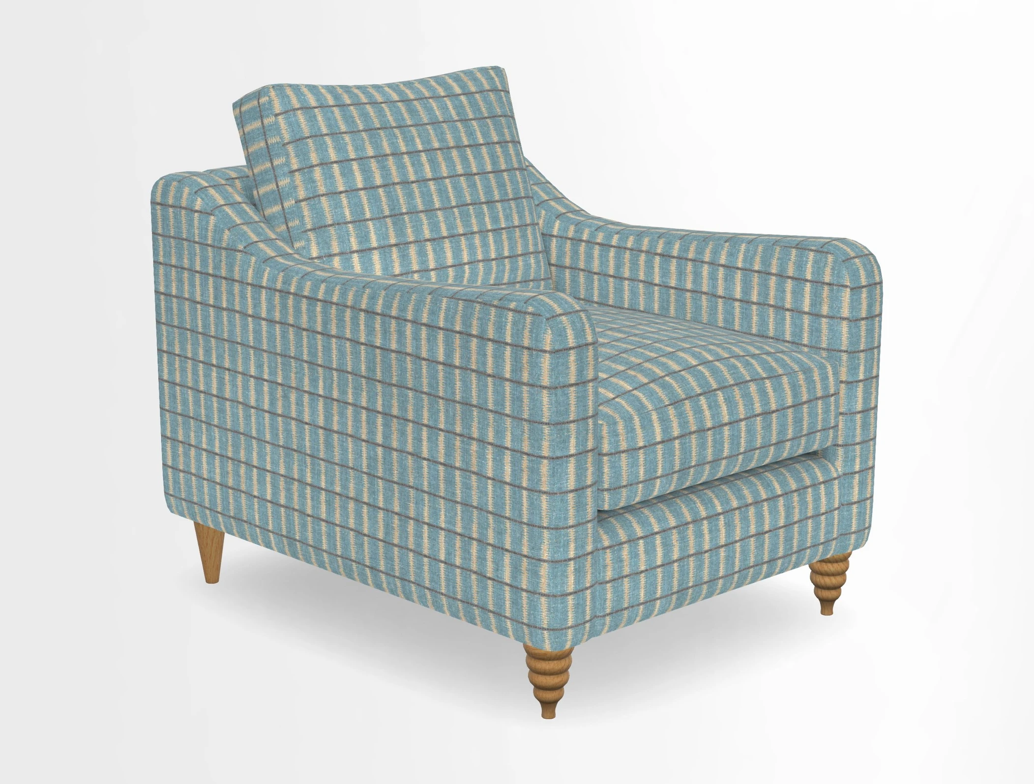 Rye Chair in Two Tone Plain Biscuit