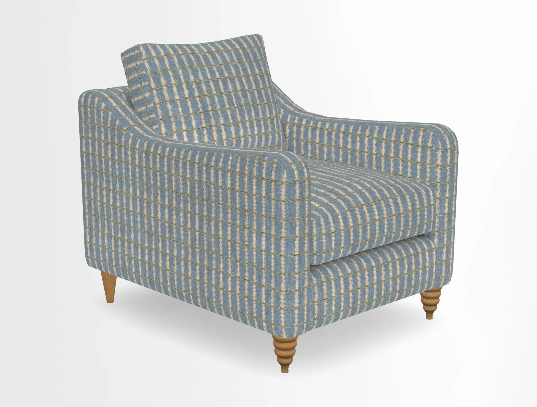 Rye Chair in Two Tone Plain Biscuit