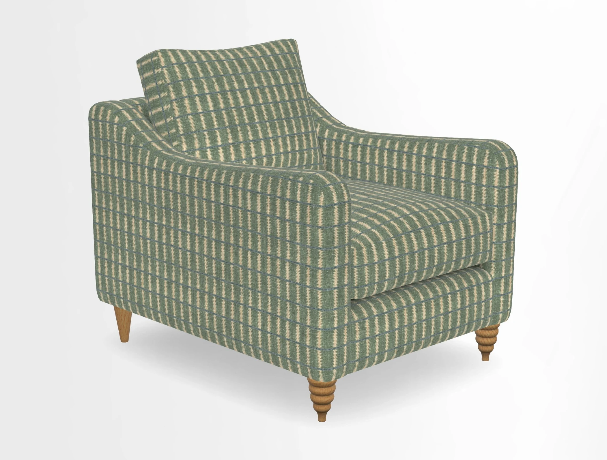 Rye Chair in Two Tone Plain Biscuit