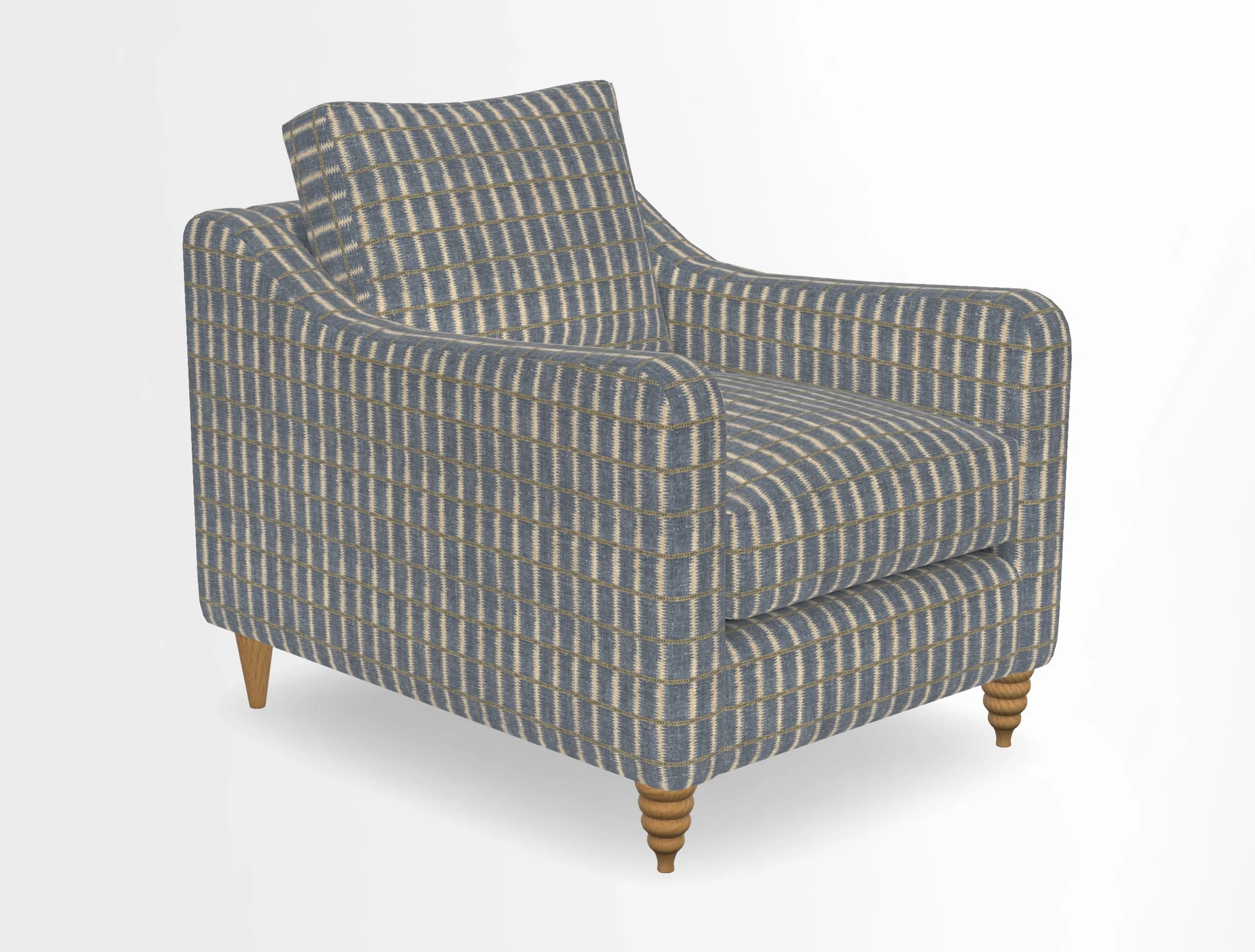 Rye Chair in Two Tone Plain Biscuit