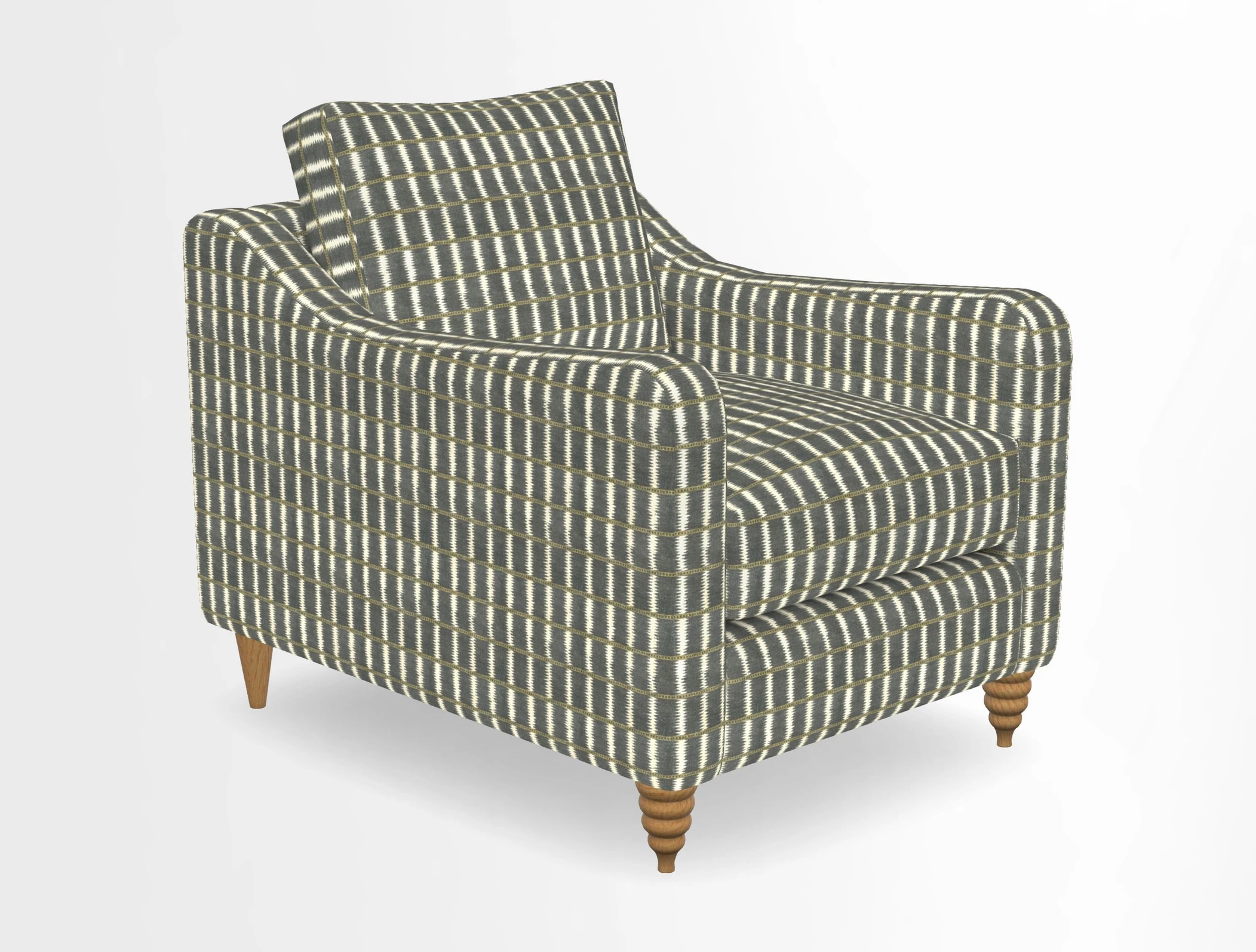 Rye Chair in Two Tone Plain Biscuit