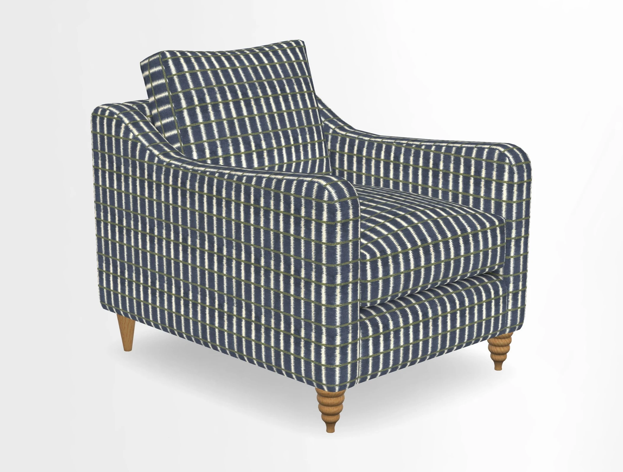 Rye Chair in Two Tone Plain Biscuit