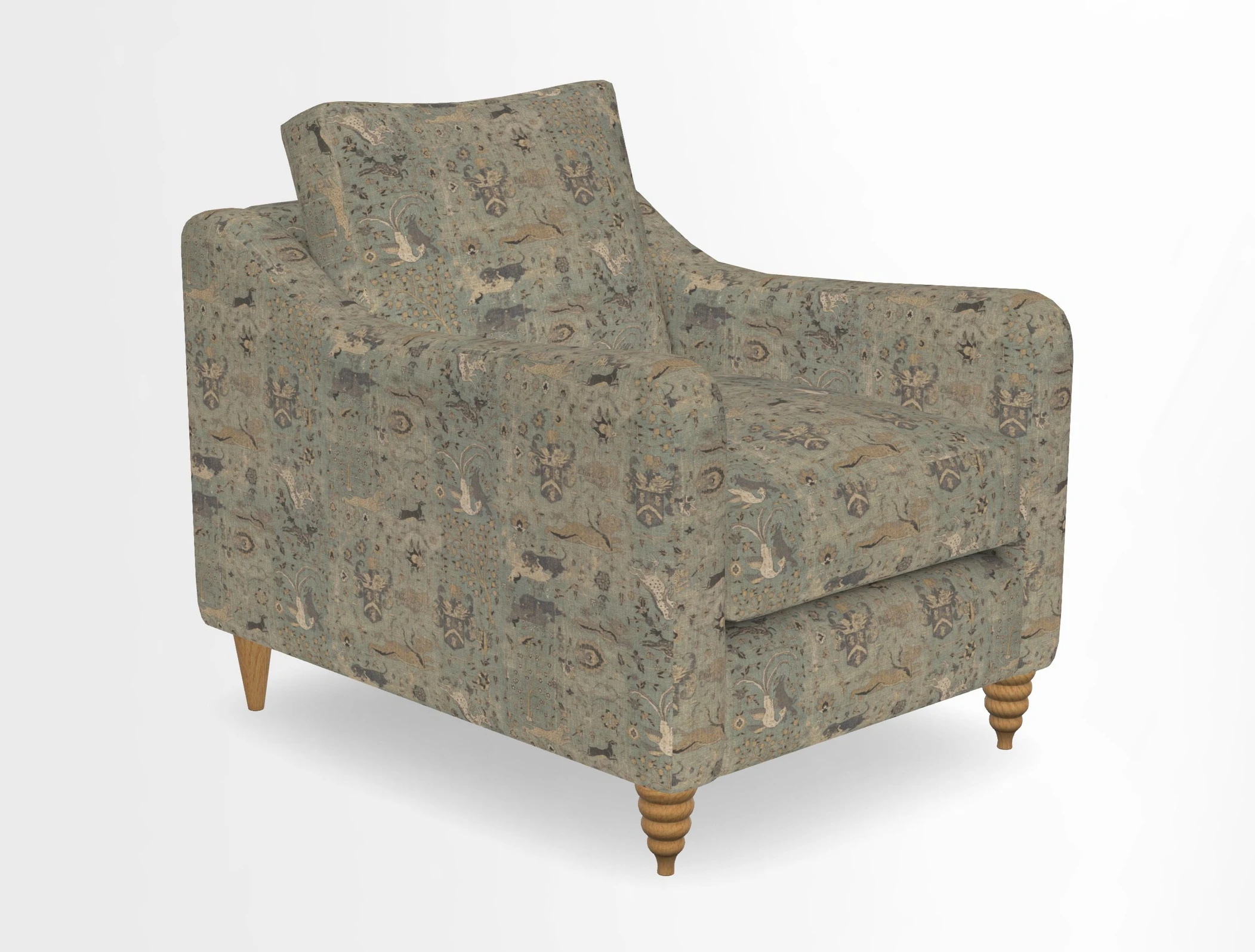 Rye Chair in Two Tone Plain Biscuit