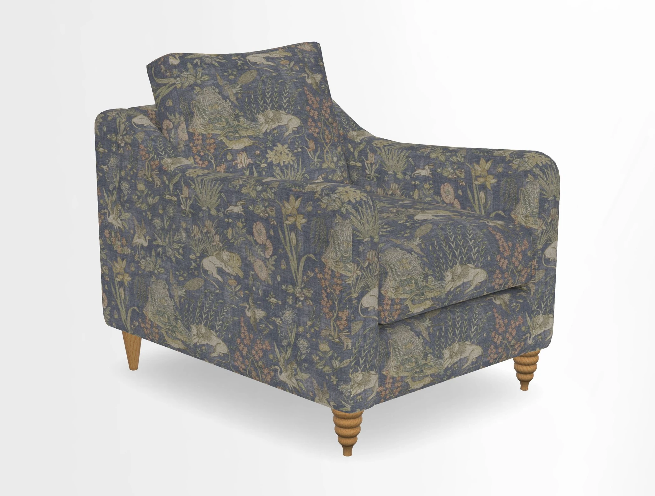 Rye Chair in Two Tone Plain Biscuit